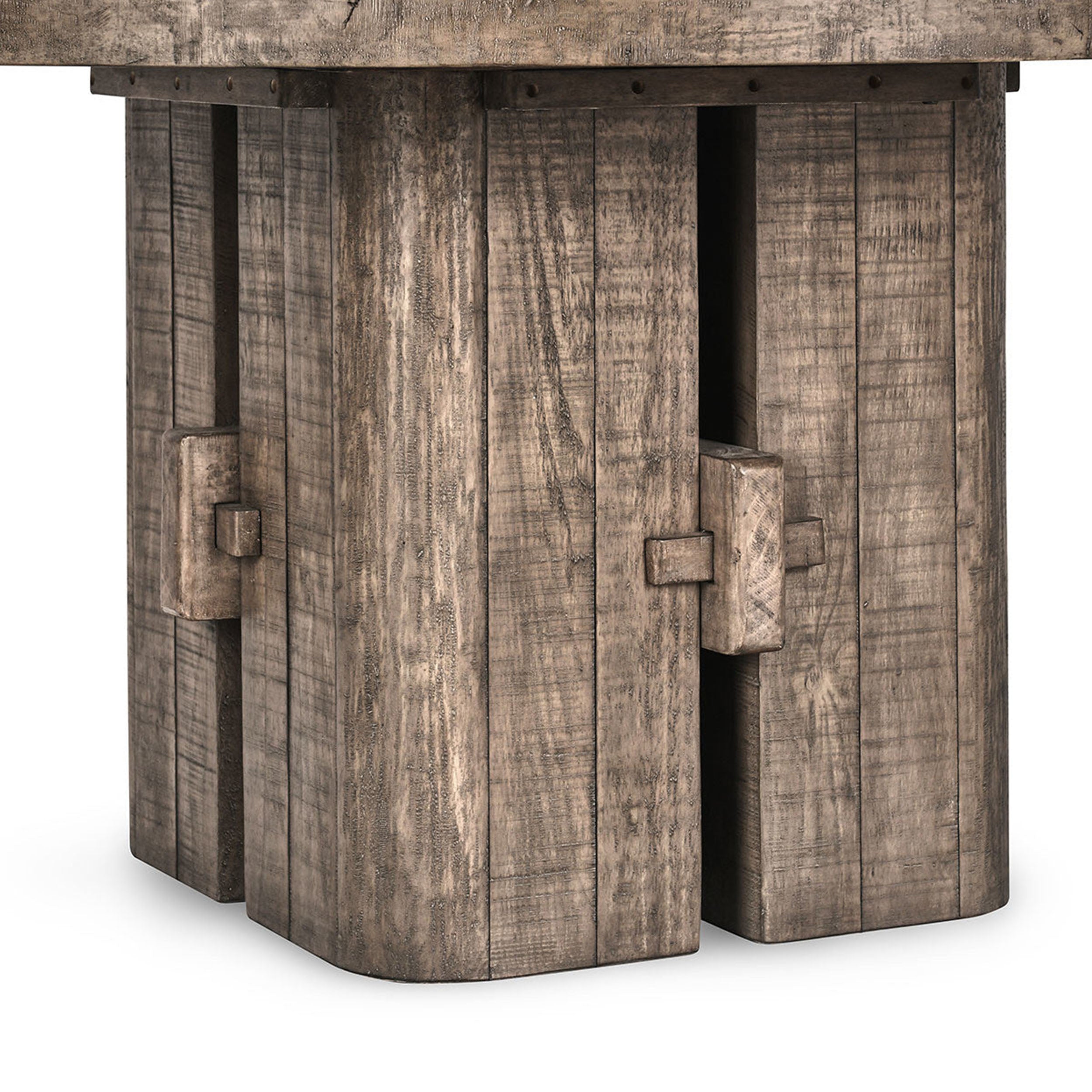 Rosemount Round Dining Table, Aged Brown