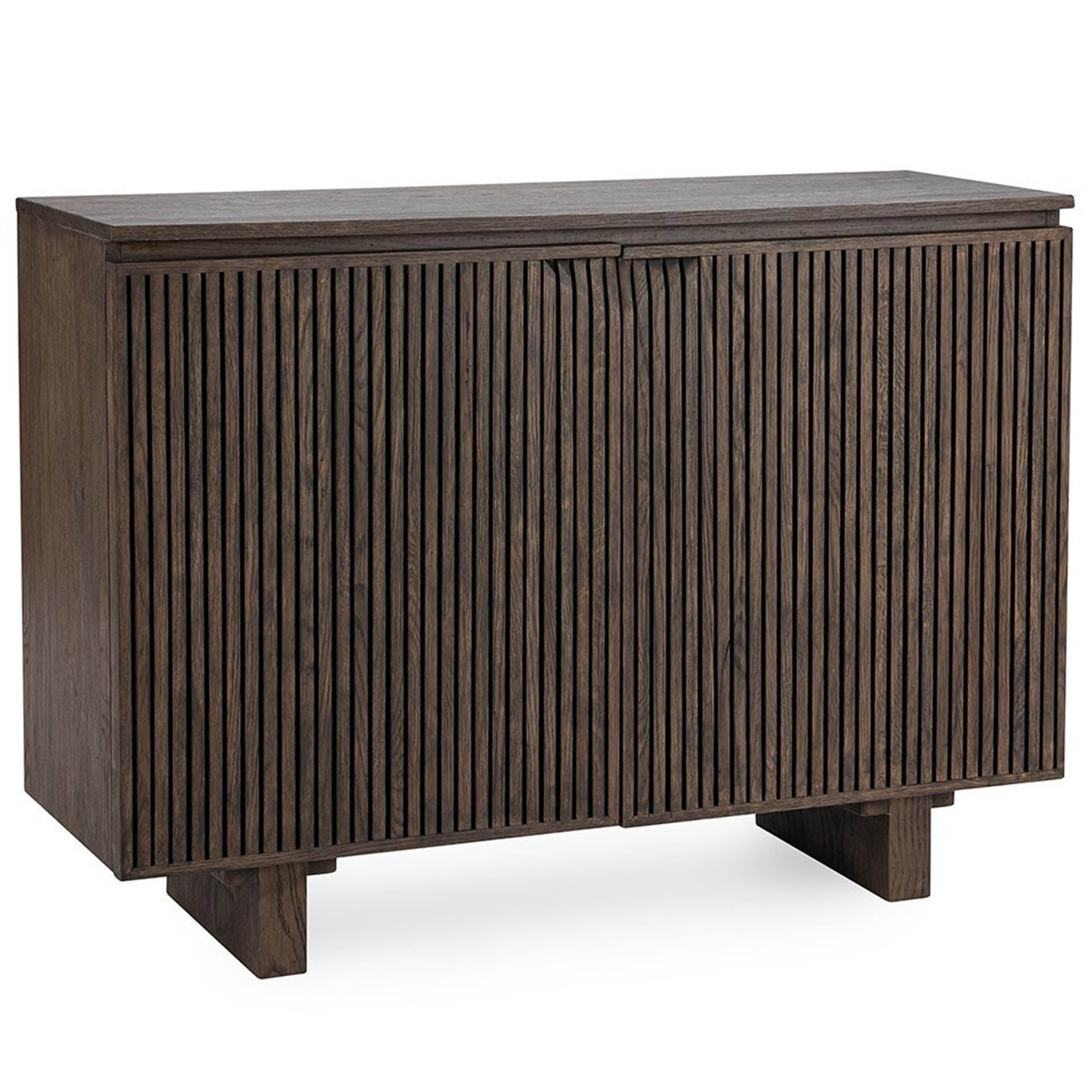Roya 2Dr Cabinet, Toasted Brown