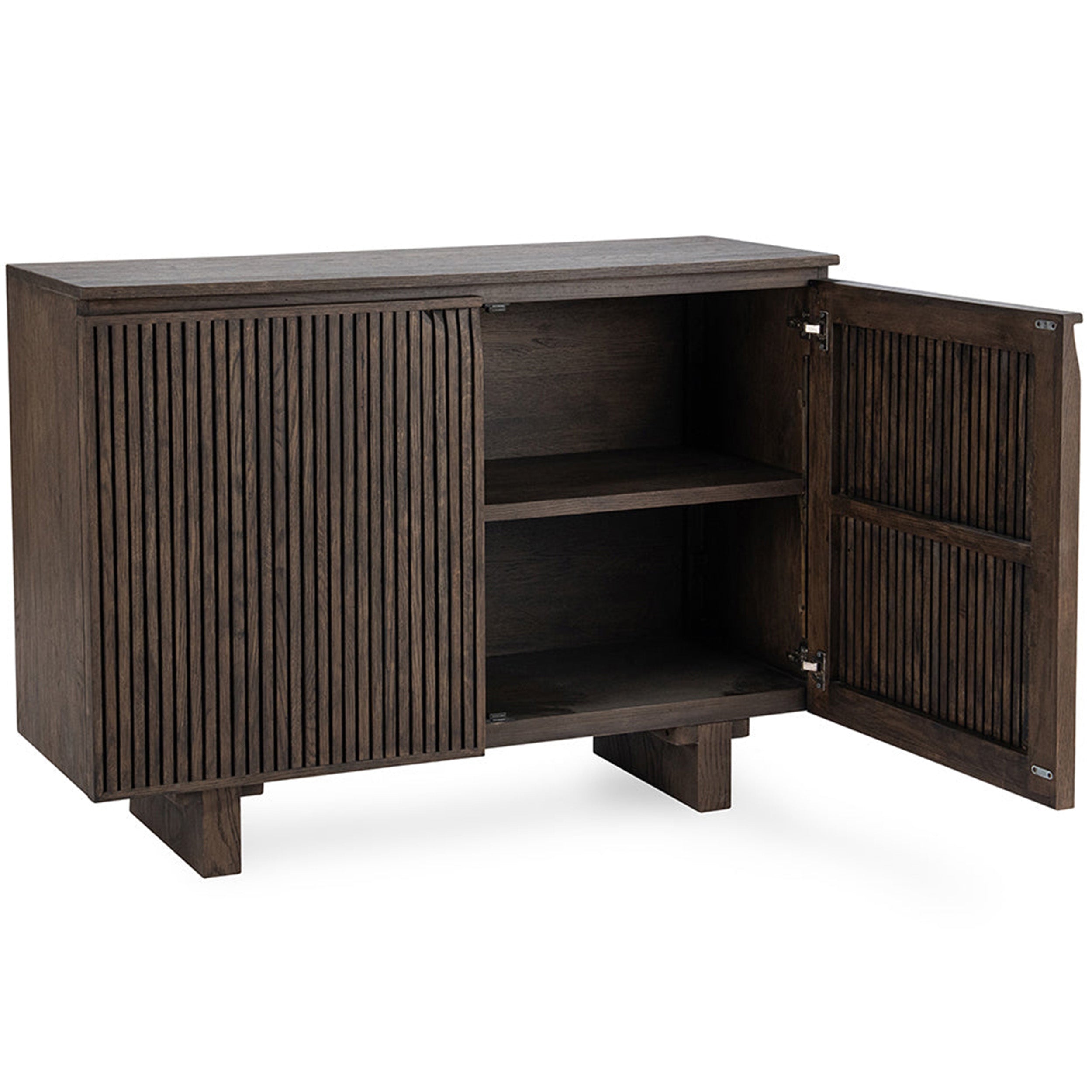 Roya 2Dr Cabinet, Toasted Brown