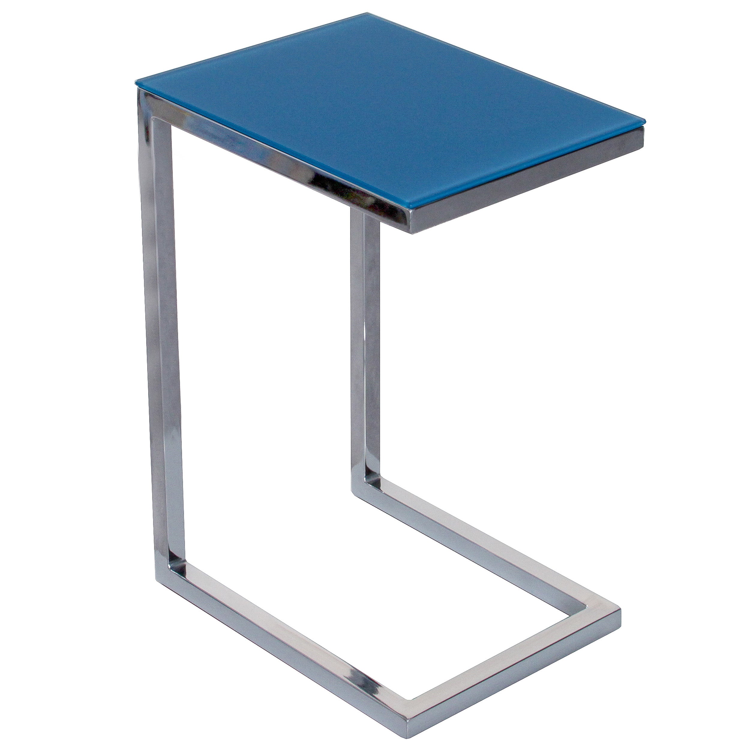 Safari Cee ST007-GPM17 Occasional Table, Blue Acid/Chrome