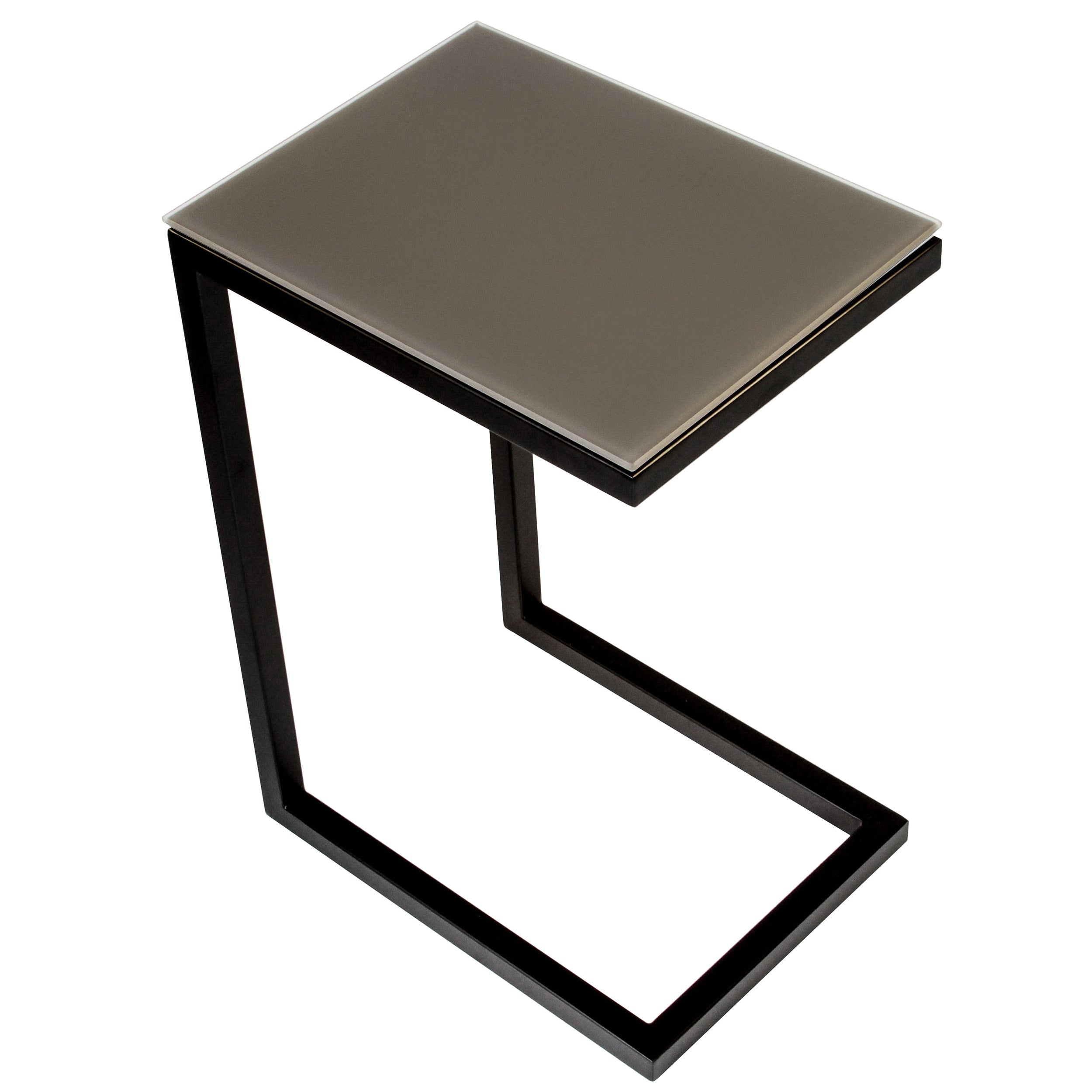 Safari Cee ST007-GPM24 Occasional Table, Grey Acid/Black