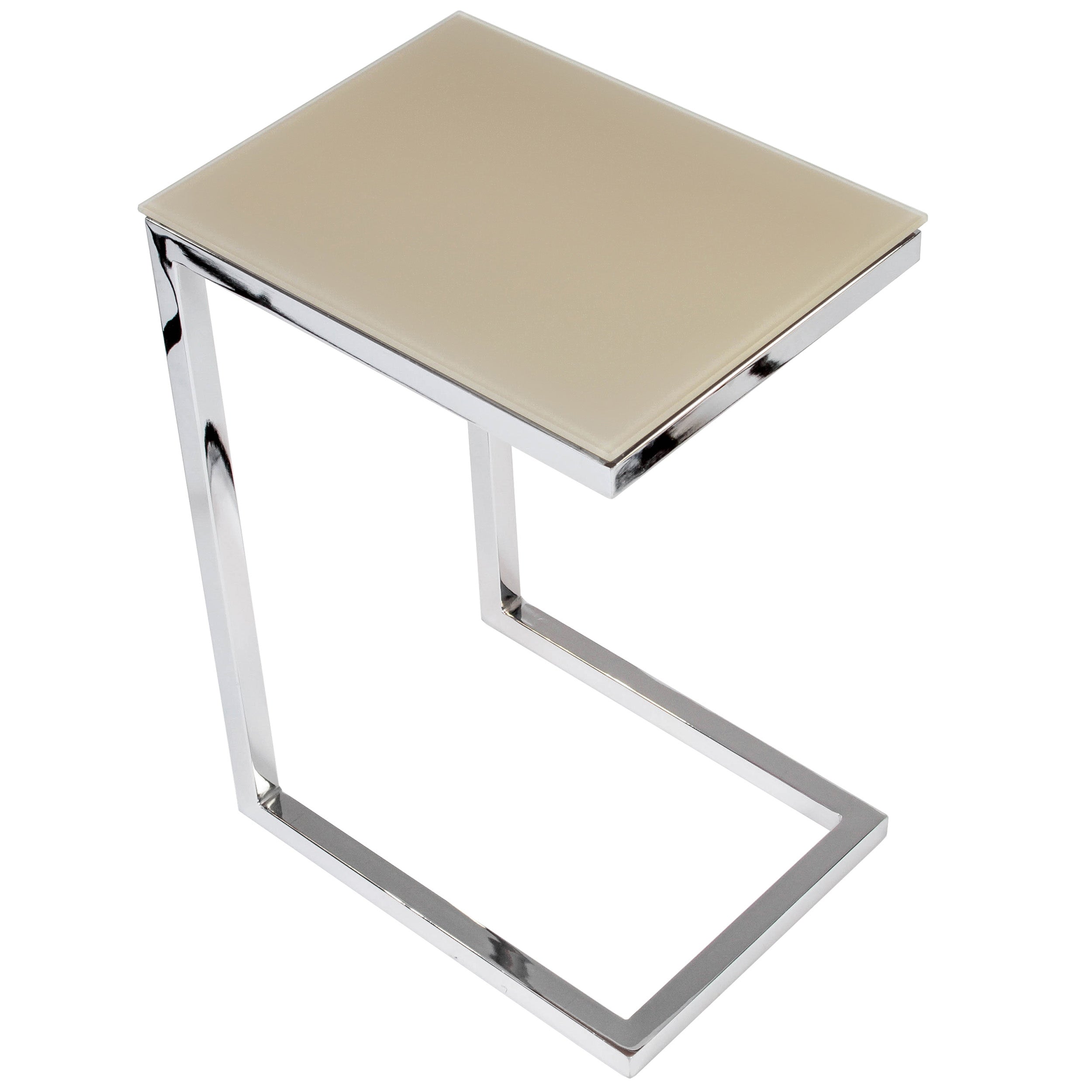 Safari Cee ST007-GPM29 Occasional Table, Latte Acid/Chrome