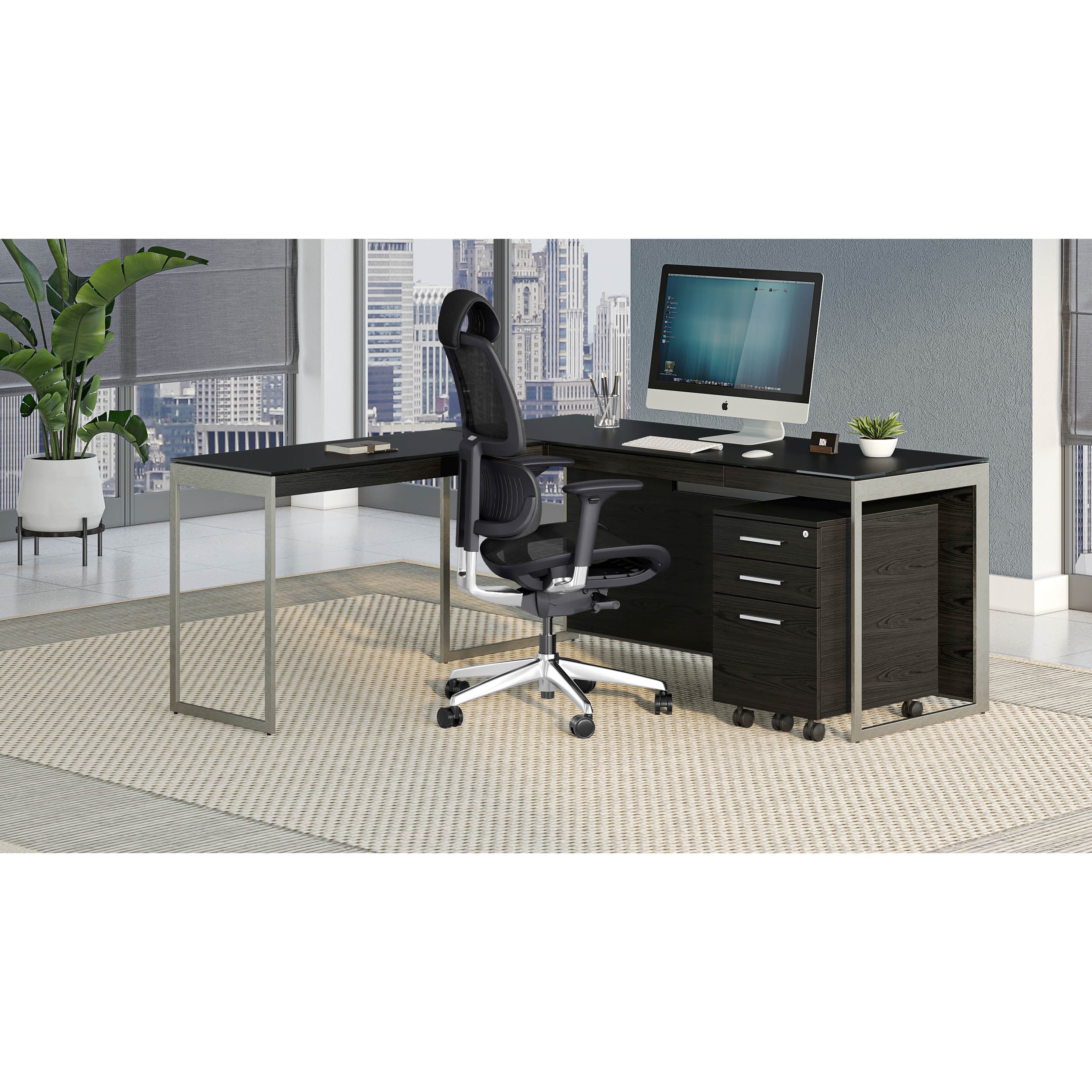 Sequel 20 6112, Charcoal Stained Ash/Satin Nickel