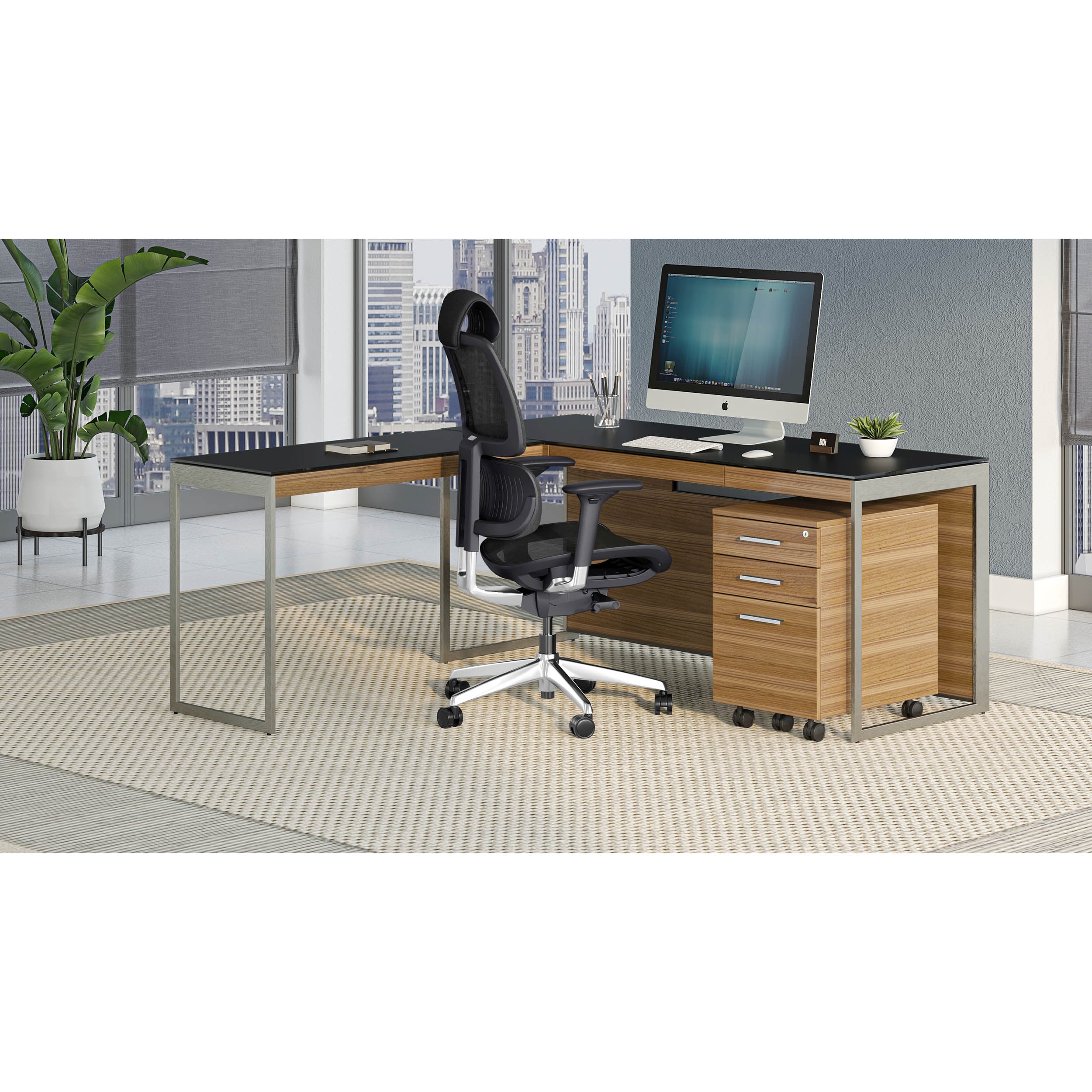 Sequel 20 6112, Natural Walnut/Satin Nickel