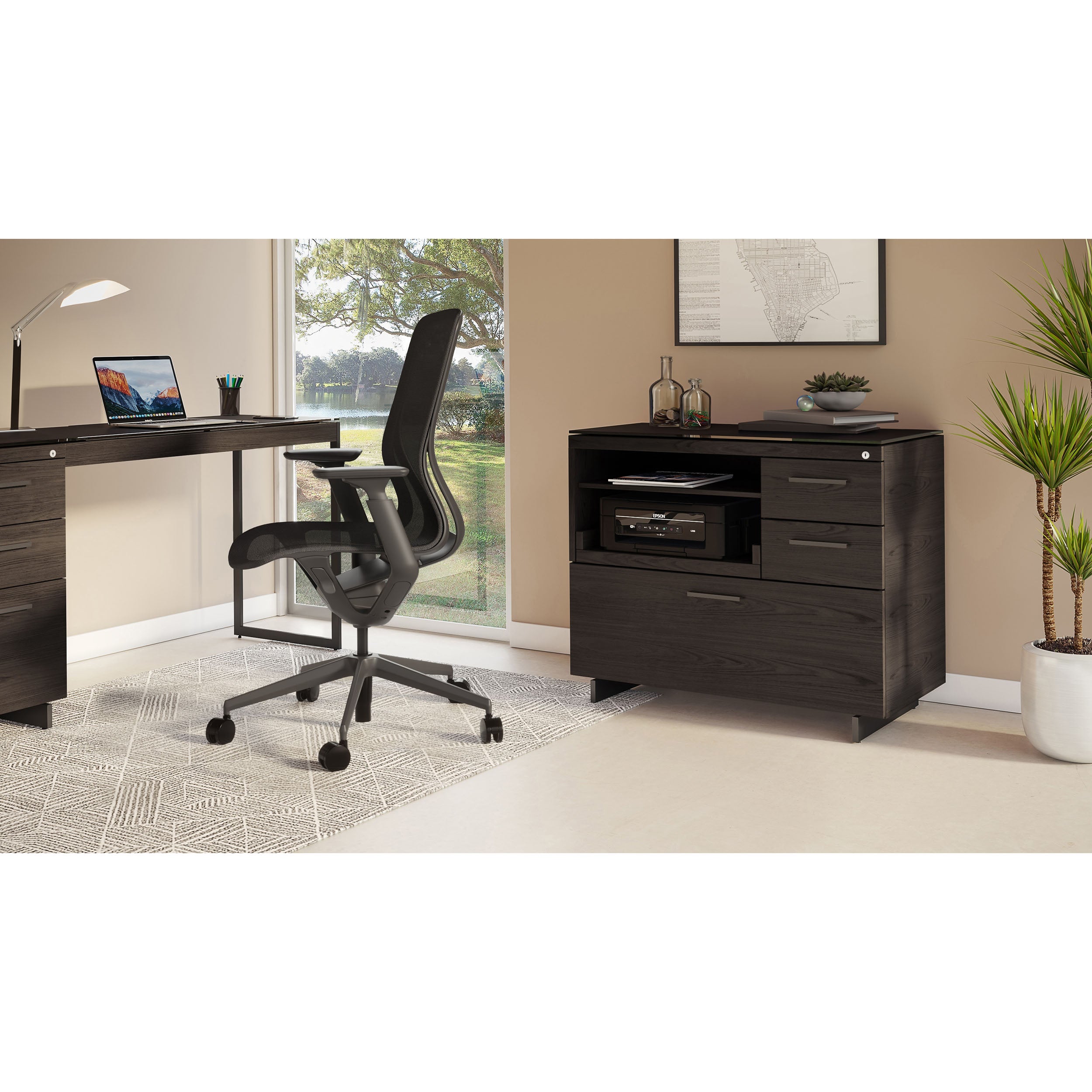 Sequel 20 6117, Charcoal Stained Ash/Satin Nickel