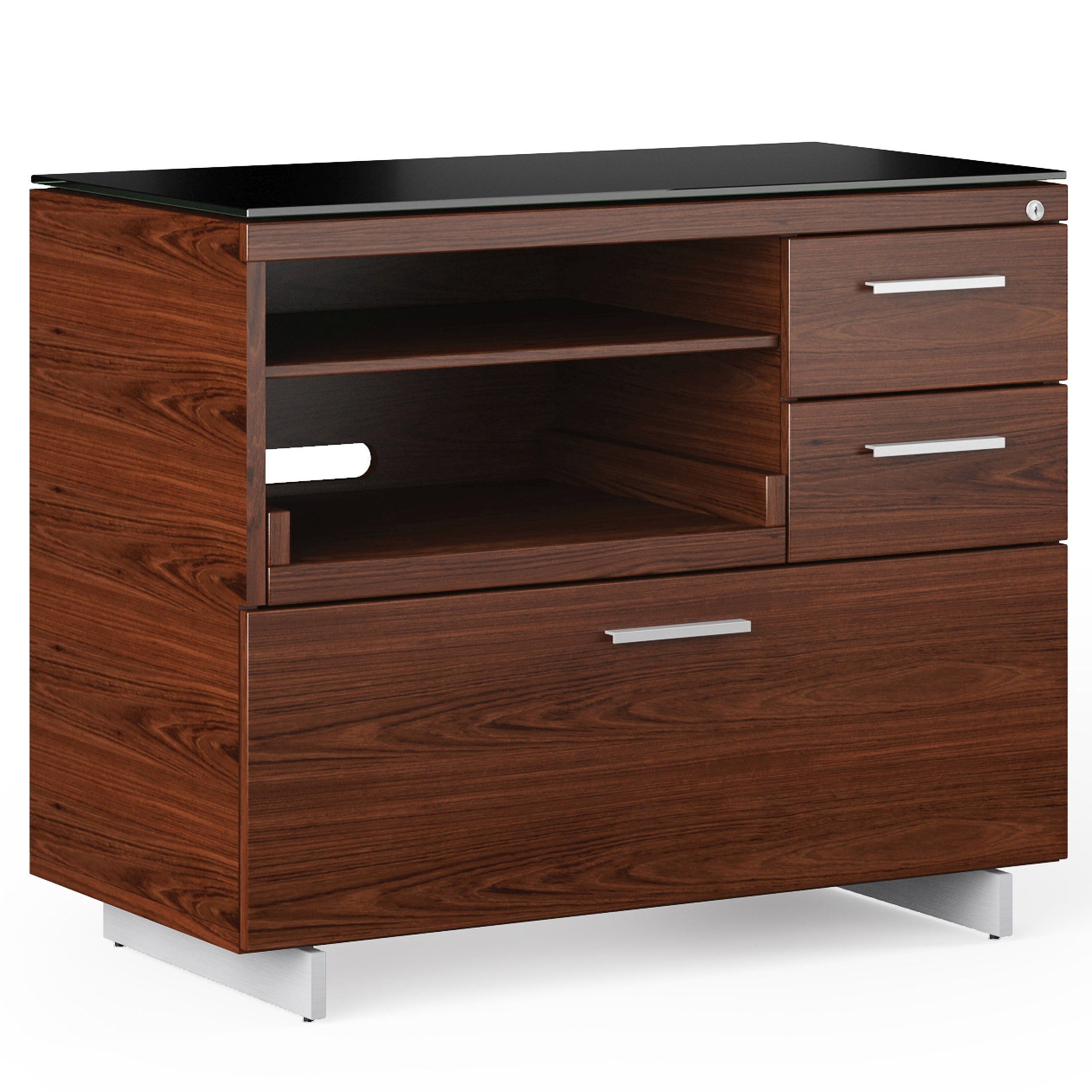 Sequel 20 6117, Chocolate Stained Walnut/Satin Nickel