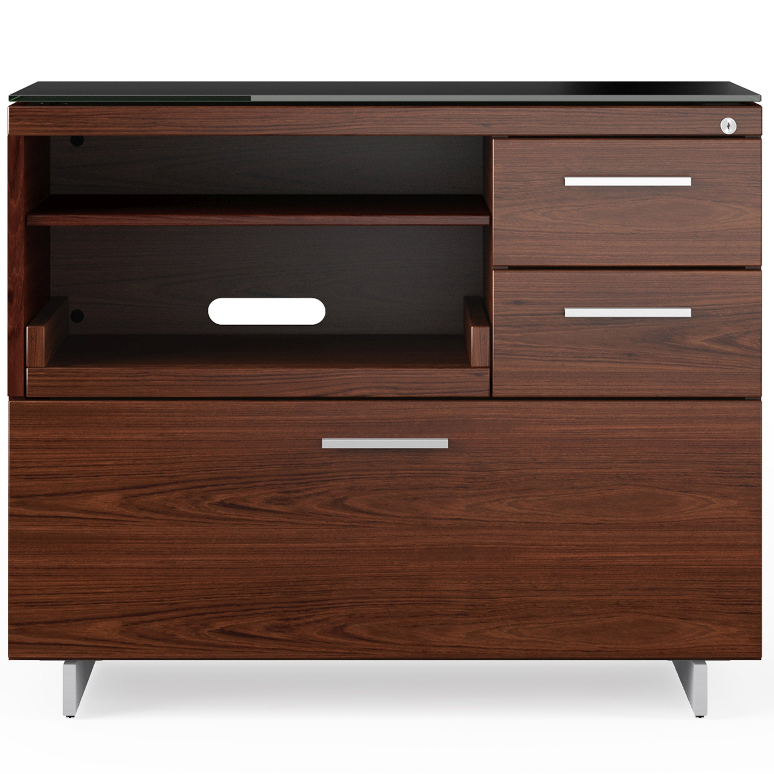 Sequel 20 6117, Chocolate Stained Walnut/Satin Nickel