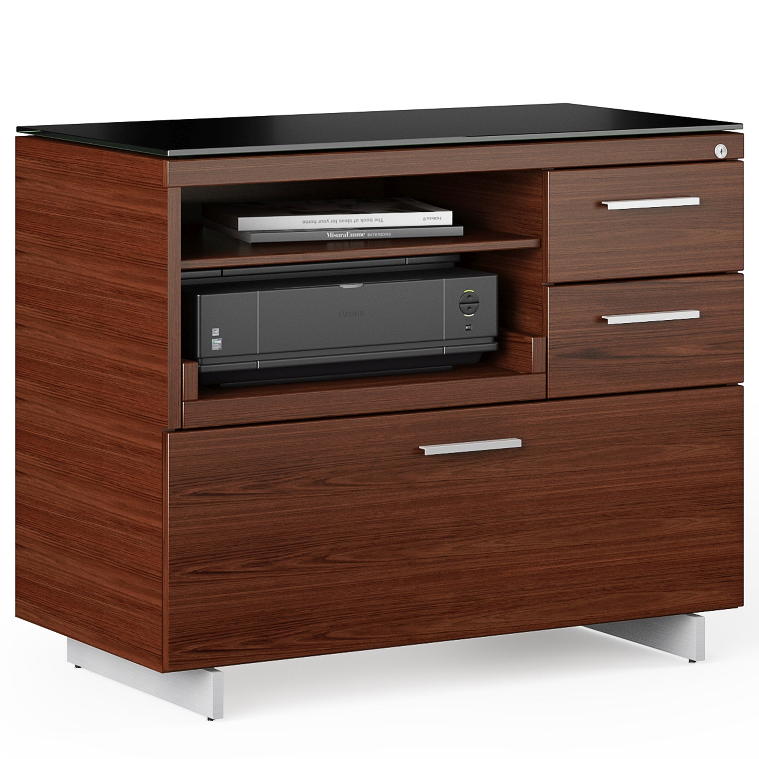 Sequel 20 6117, Chocolate Stained Walnut/Satin Nickel