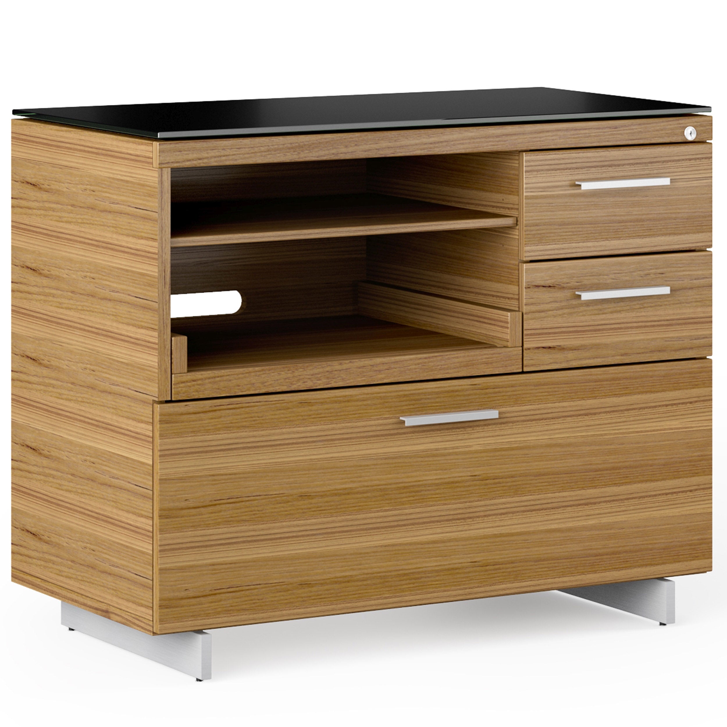 Sequel 20 6117, Natural Walnut/Satin Nickel