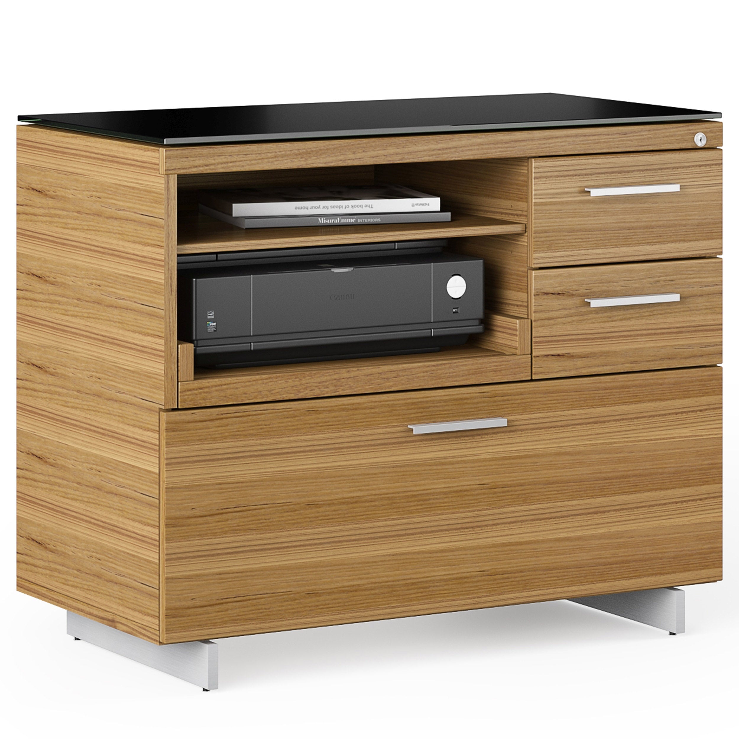 Sequel 20 6117, Natural Walnut/Satin Nickel