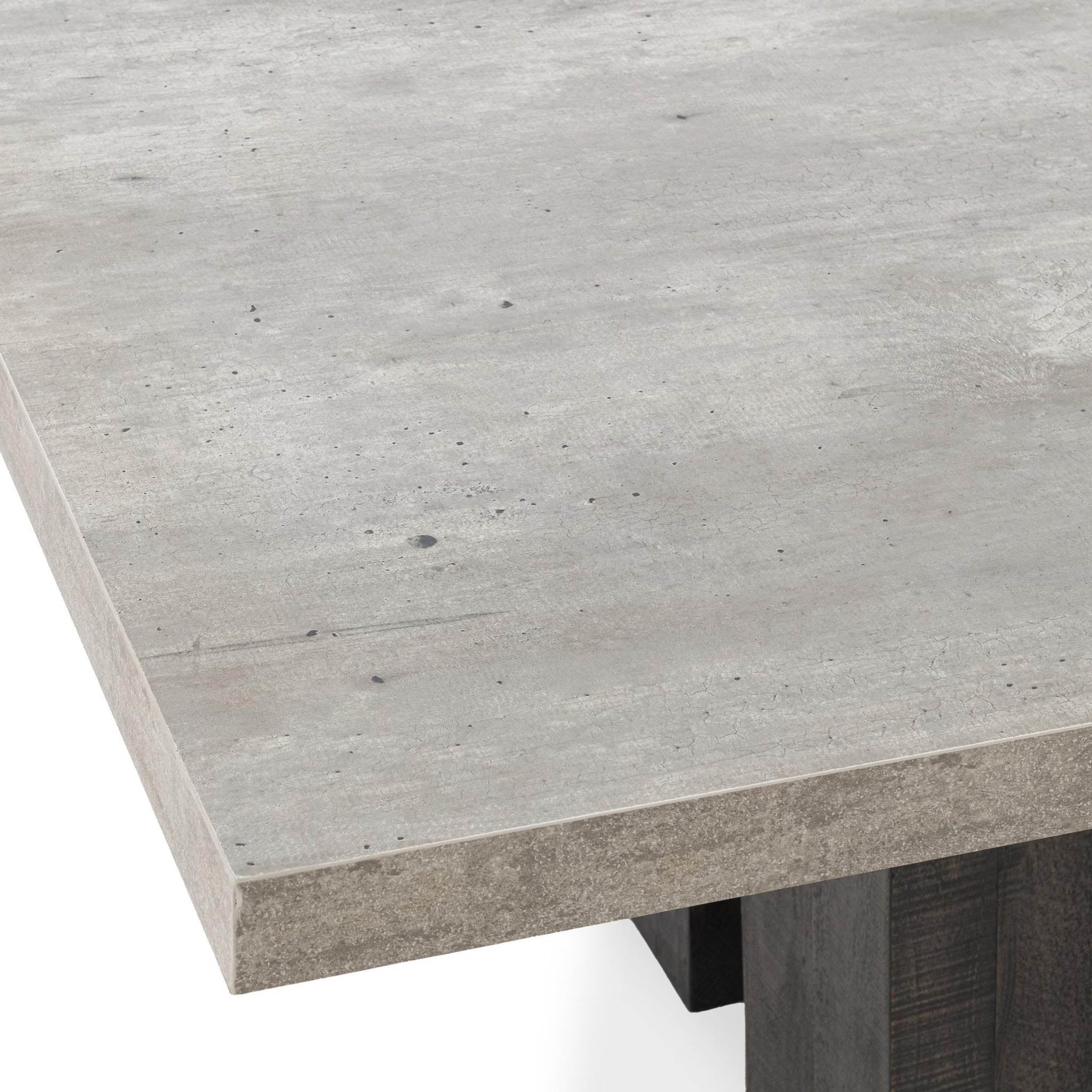 Simone Dining Table, Olive Brown