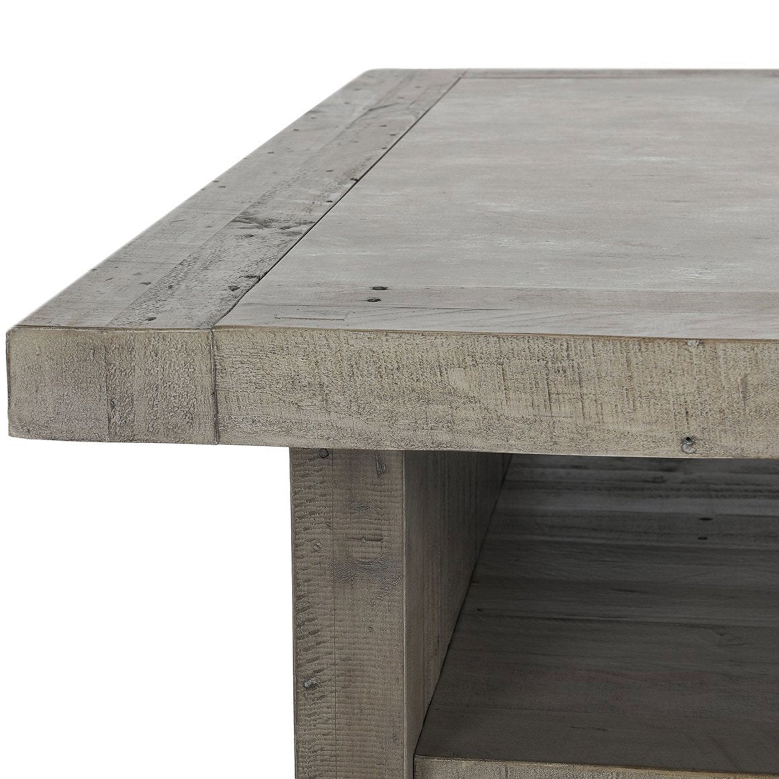 Stonebridge Coffee Table, Distressed Gray