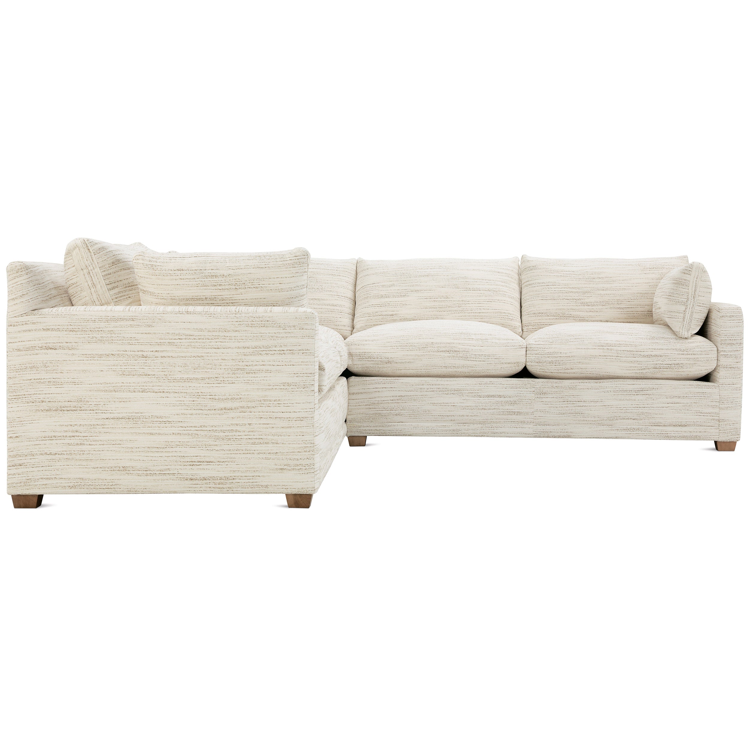Sylvie Quick Ship 2-Piece Sectional, Beige