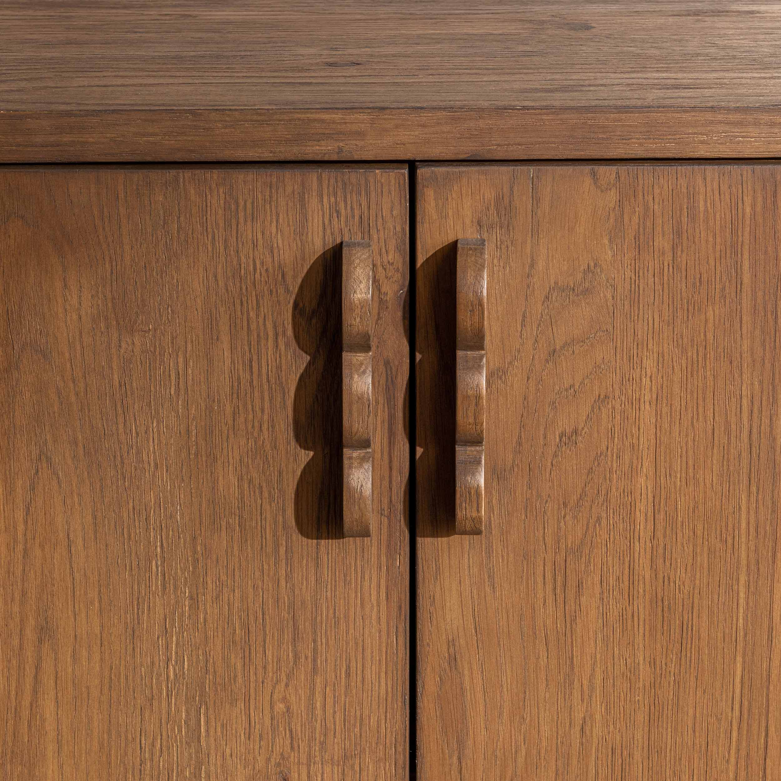 Tacoma Solid Wood 4Dr Buffet, Tawny Brown