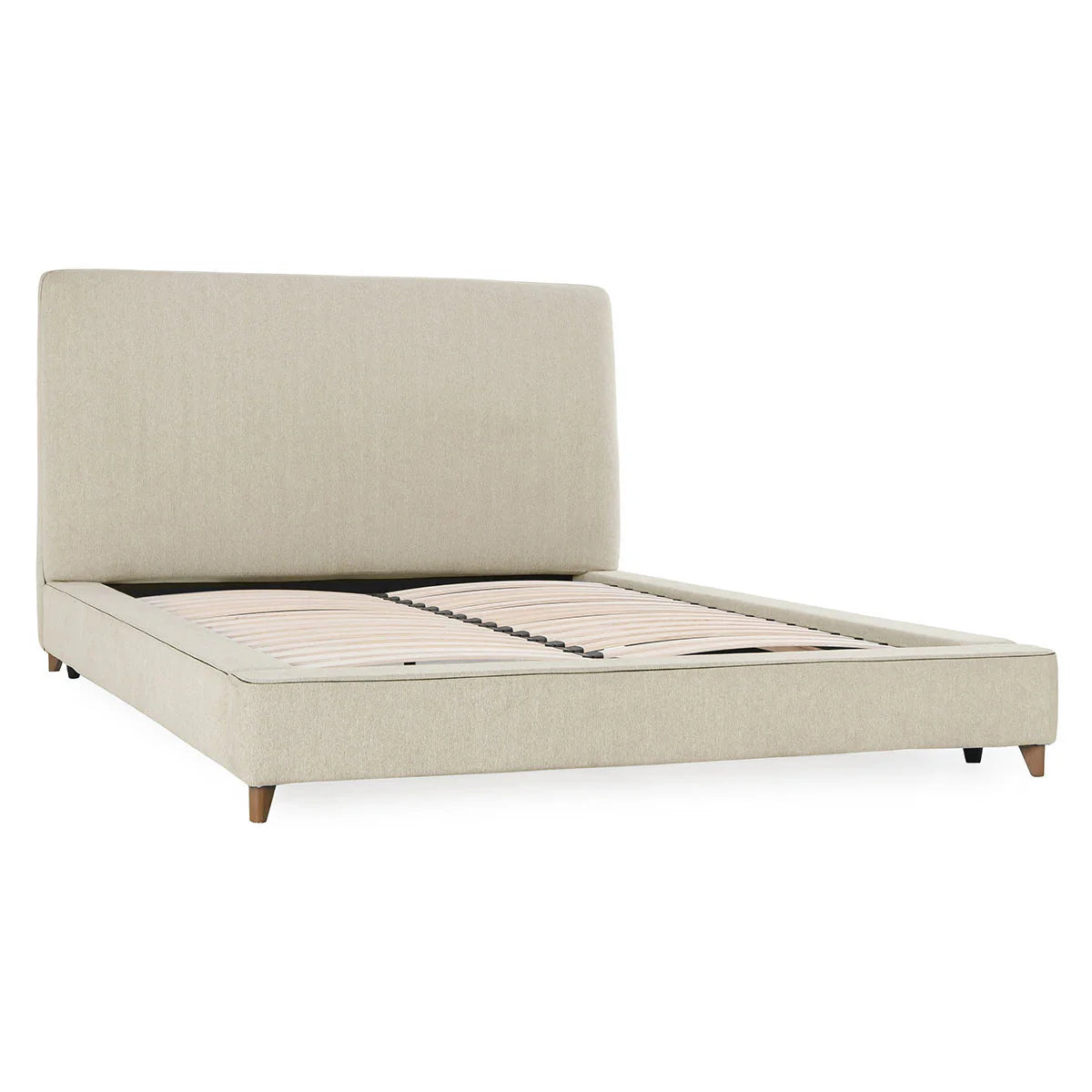 Tate Upholstered Bed, Oatmeal