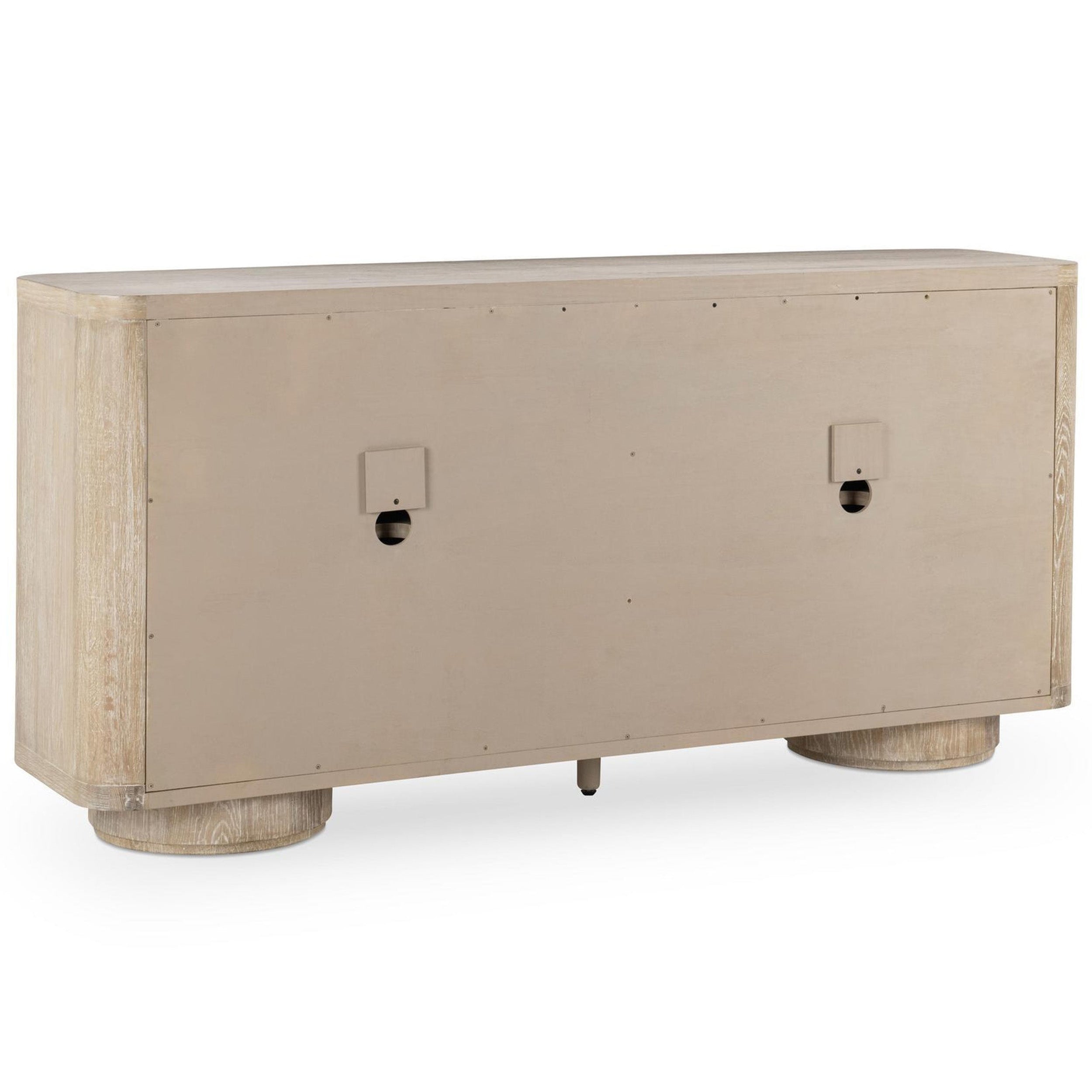 Tiber Solid Wood 4Dr Buffet, Cream Washed