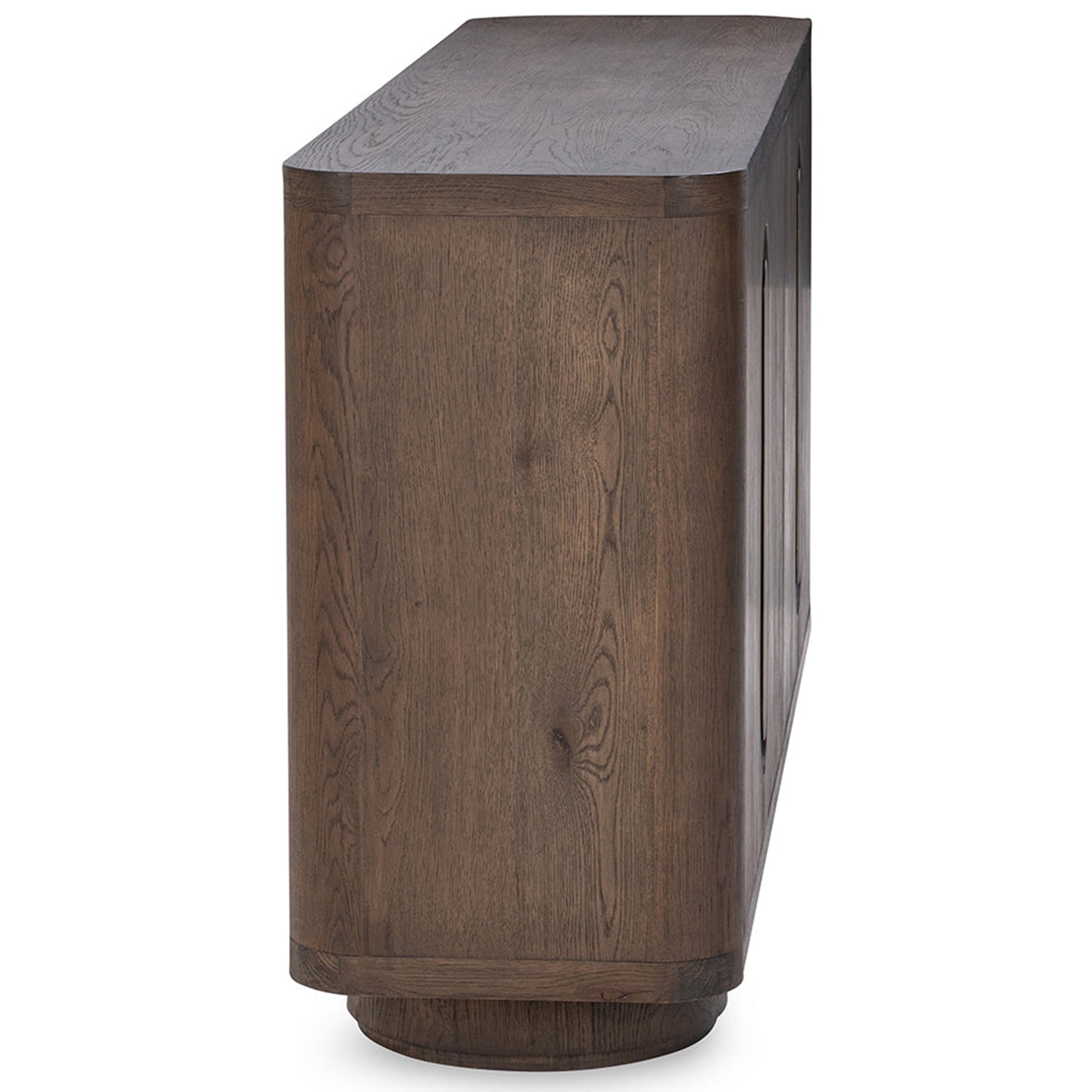 Tiber Solid Wood 4Dr Buffet, Toasted Brown