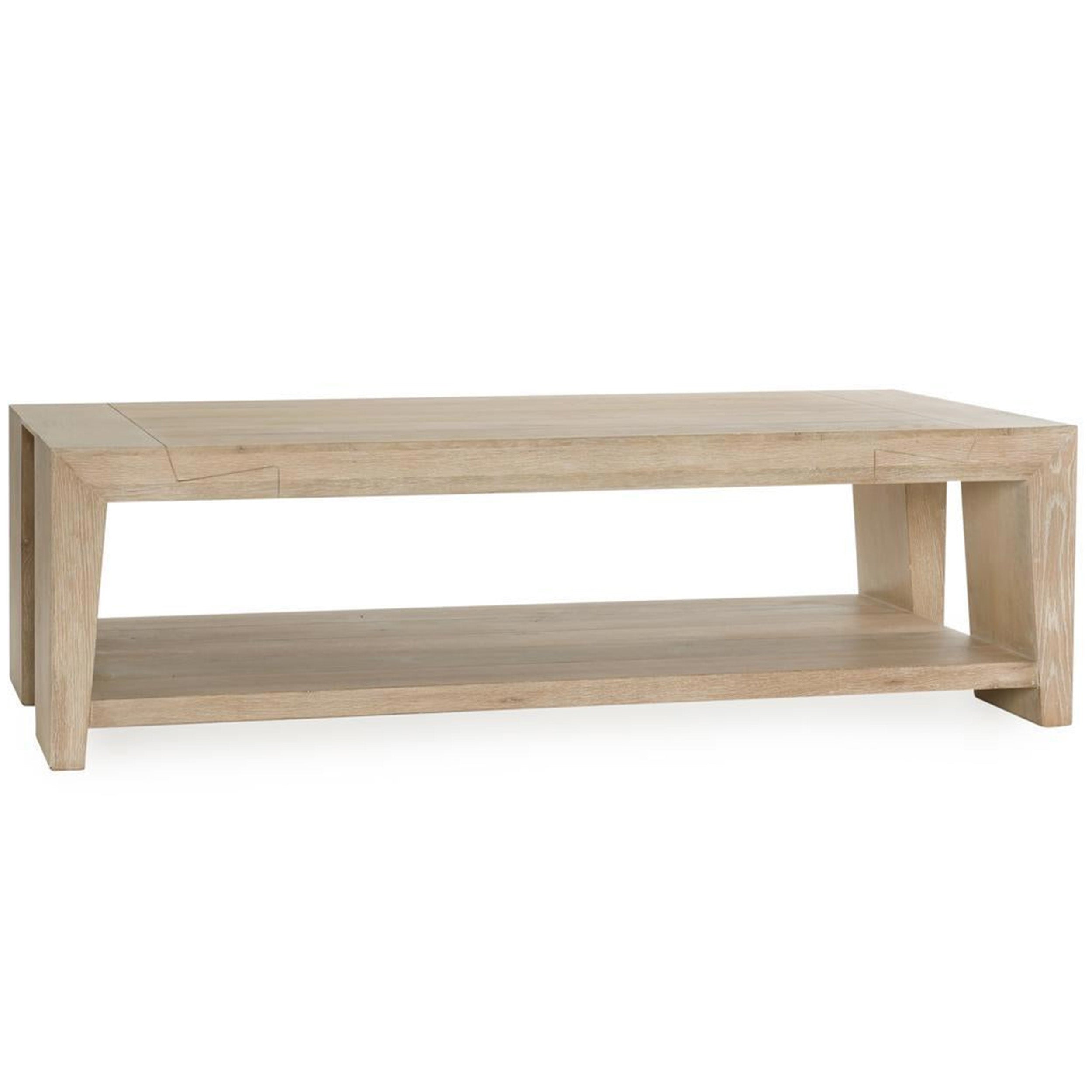Troy Coffee Table, Aged Cream