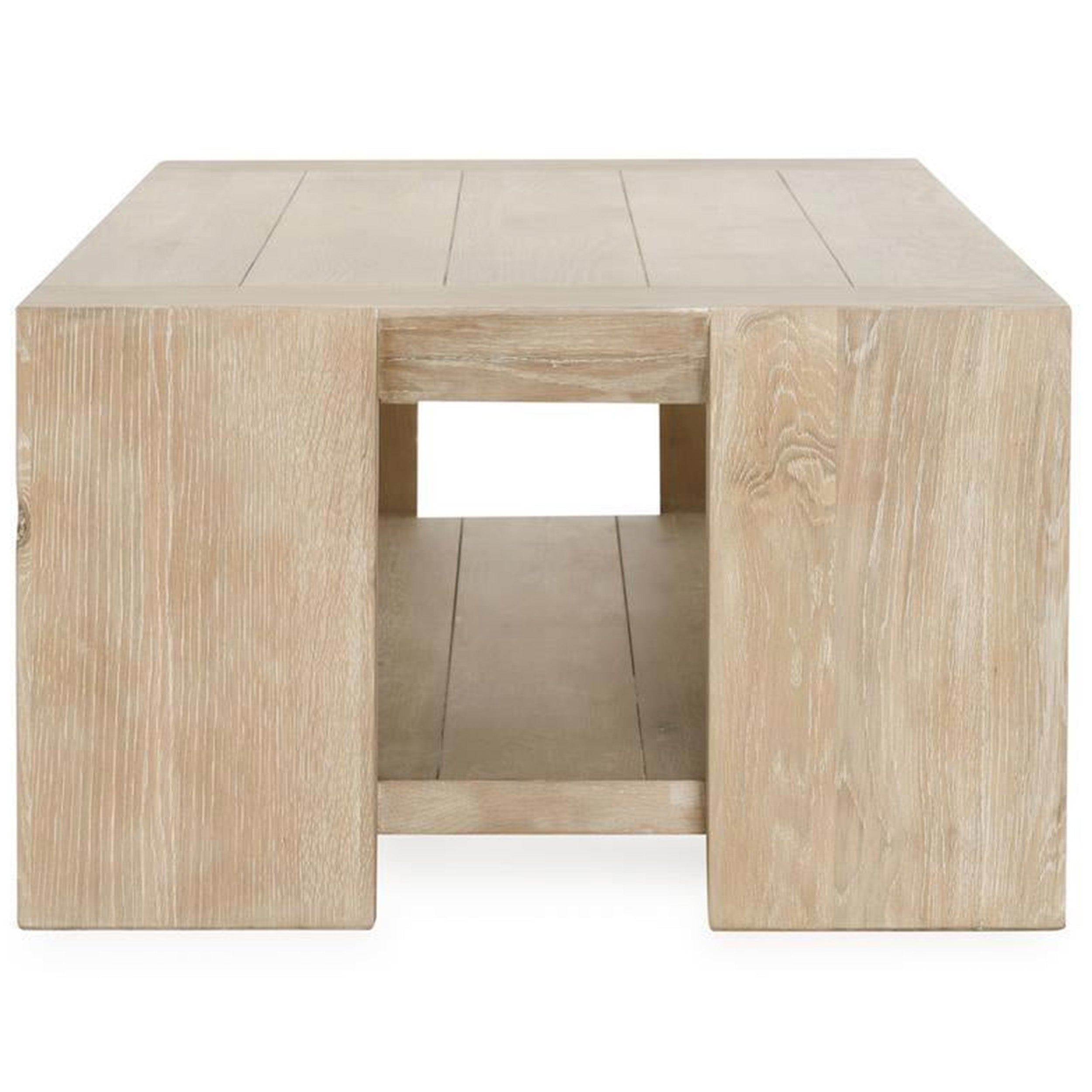 Troy Coffee Table, Aged Cream