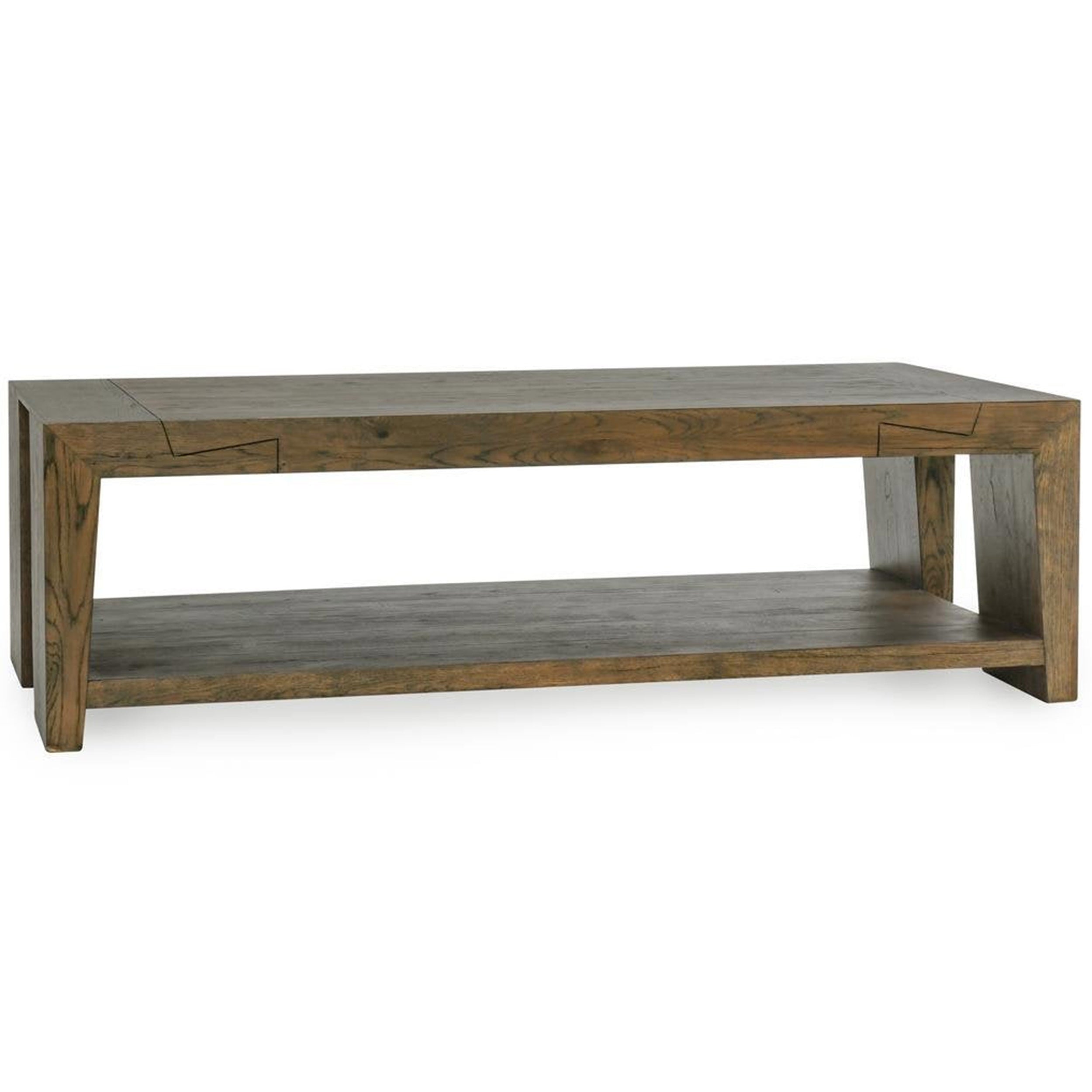 Troy Coffee Table, Suede Brown