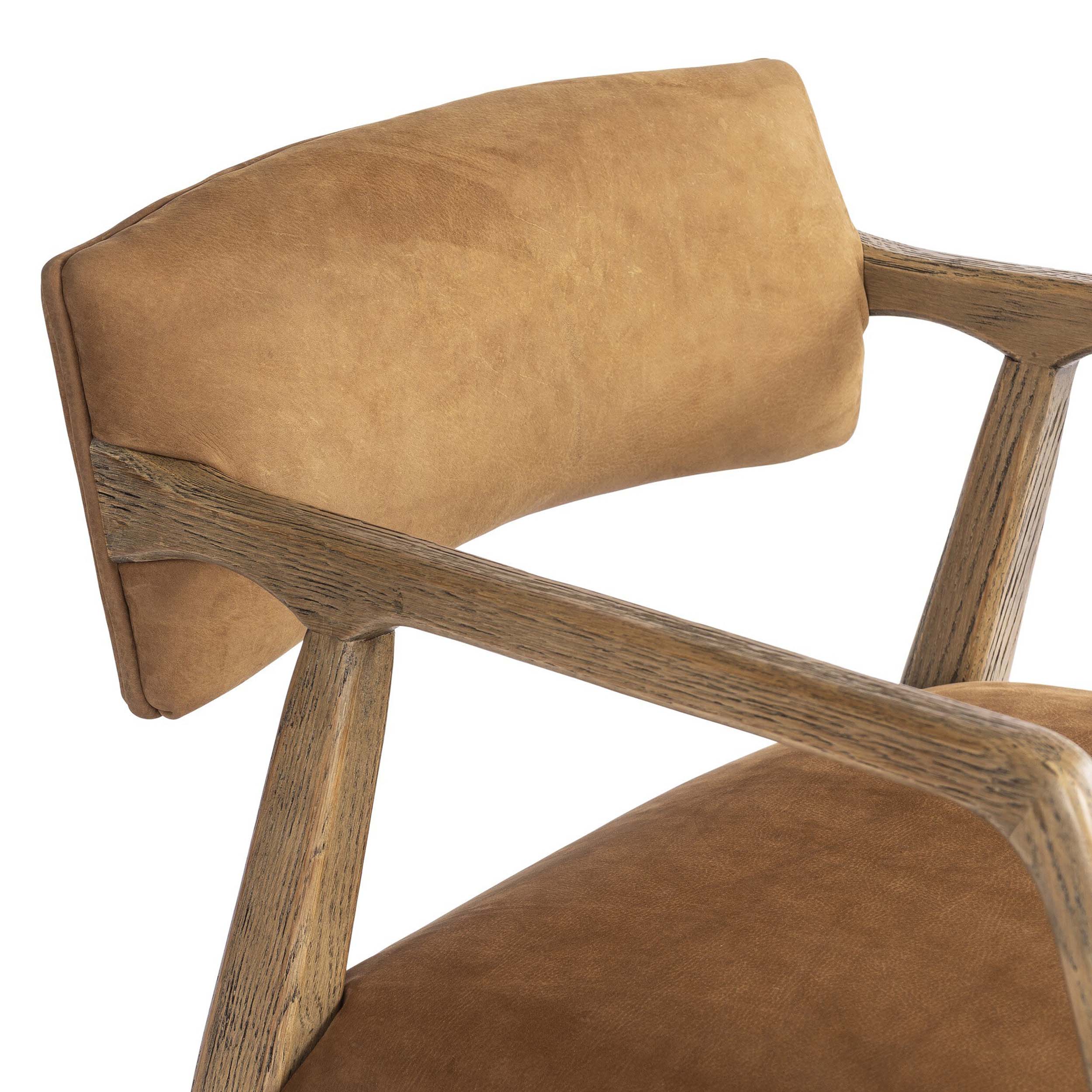 Tyler Armchair, Nubuck Cognac