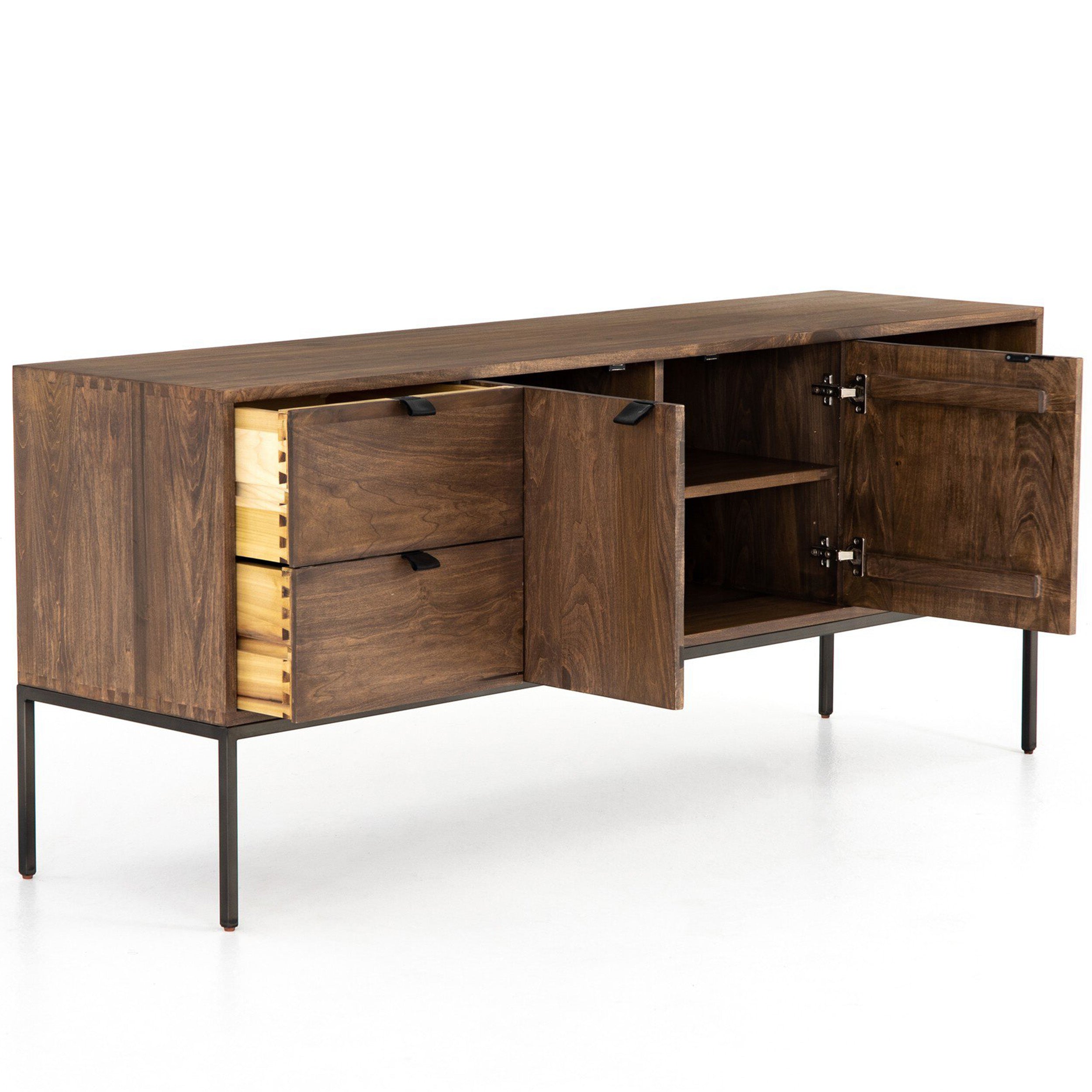 Trey Media Console, Auburn Poplar