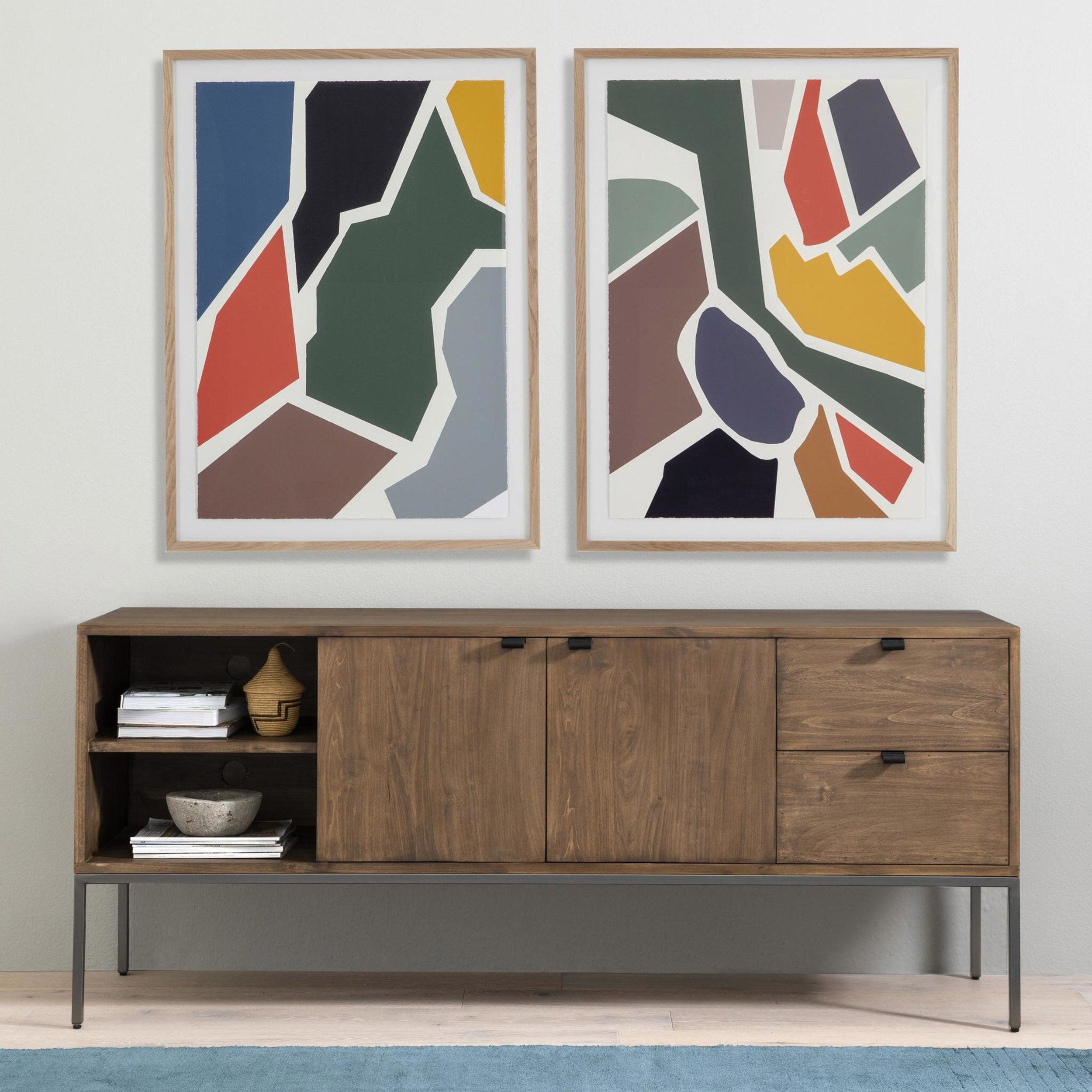 Trey Media Console, Auburn Poplar
