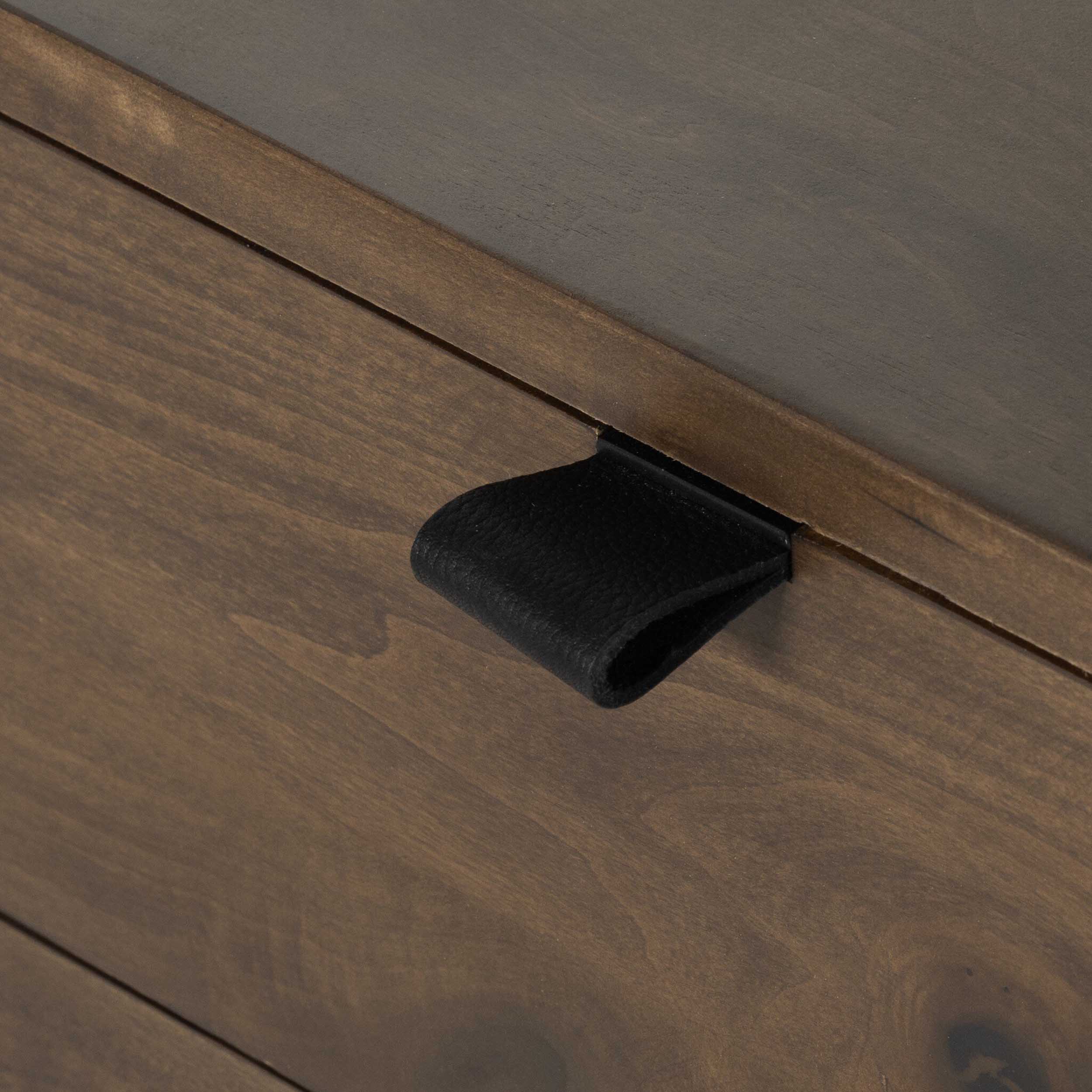 Trey Bookshelf, Natural Iron/Auburn Poplar