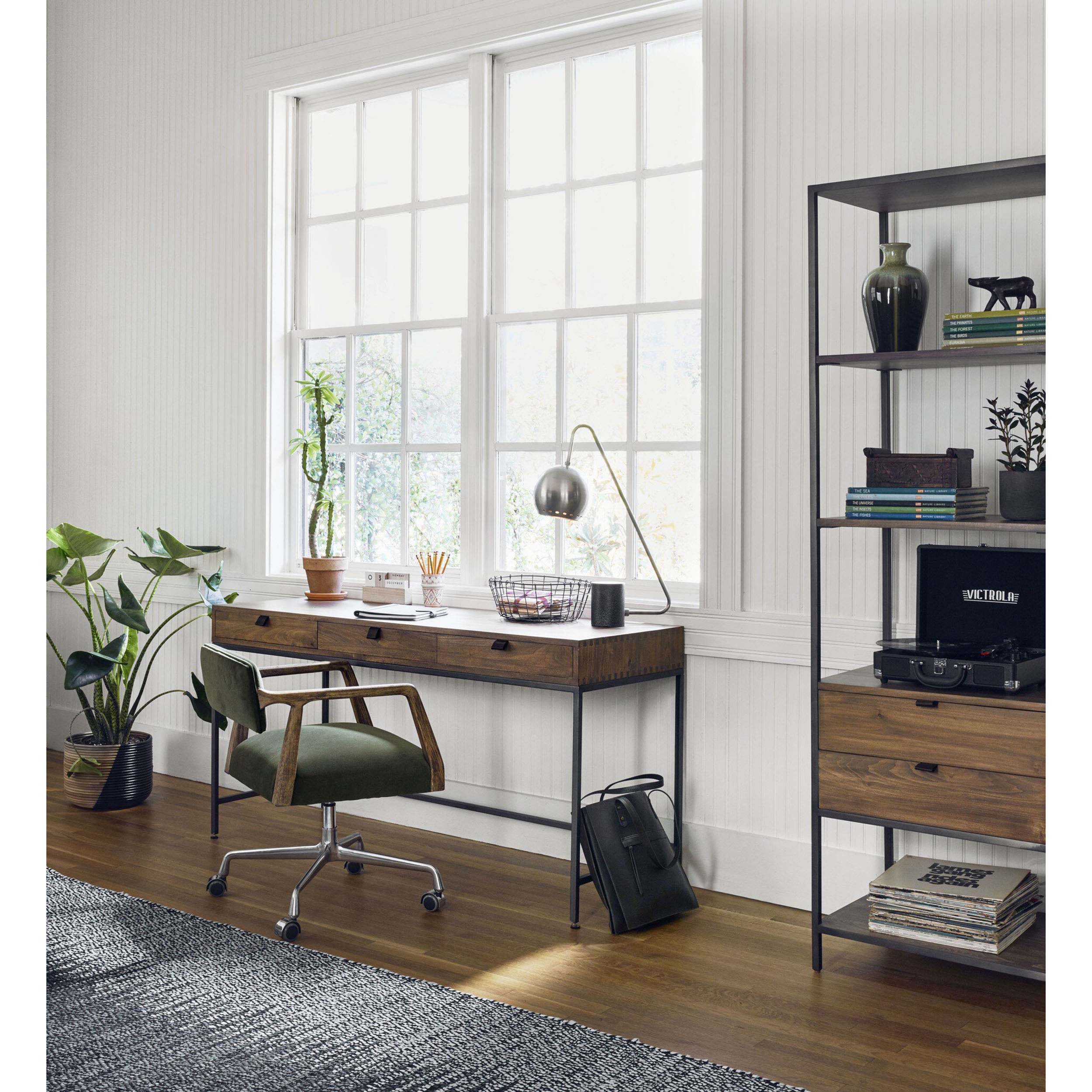 Trey Modular Writing Desk, Auburn Poplar