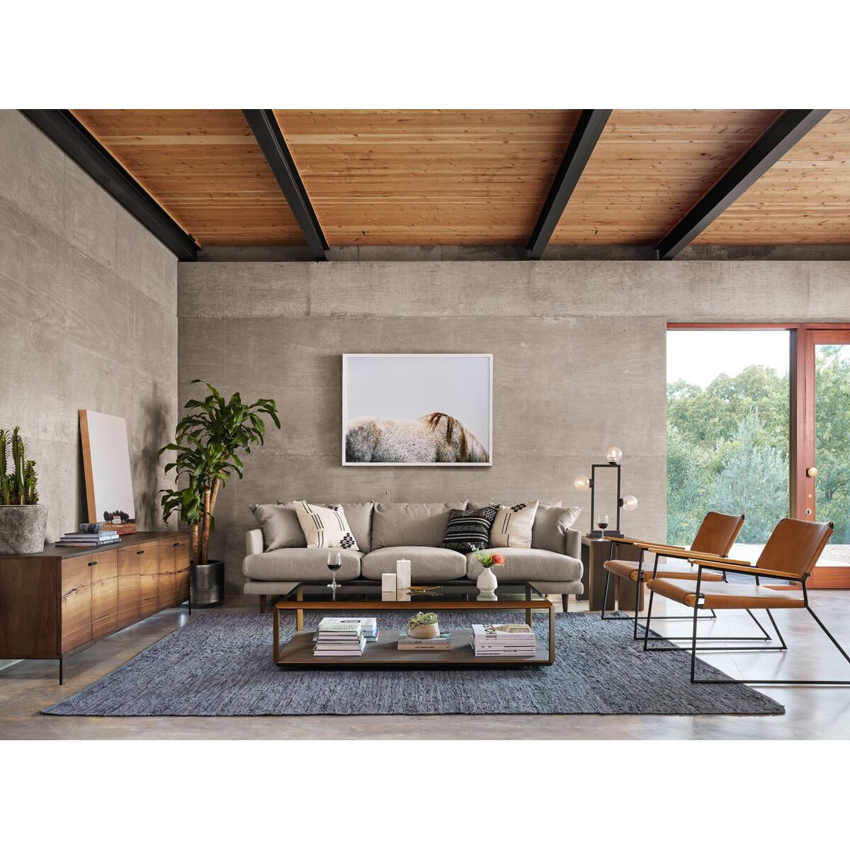 Shagreen Shadow Box Coffee Table