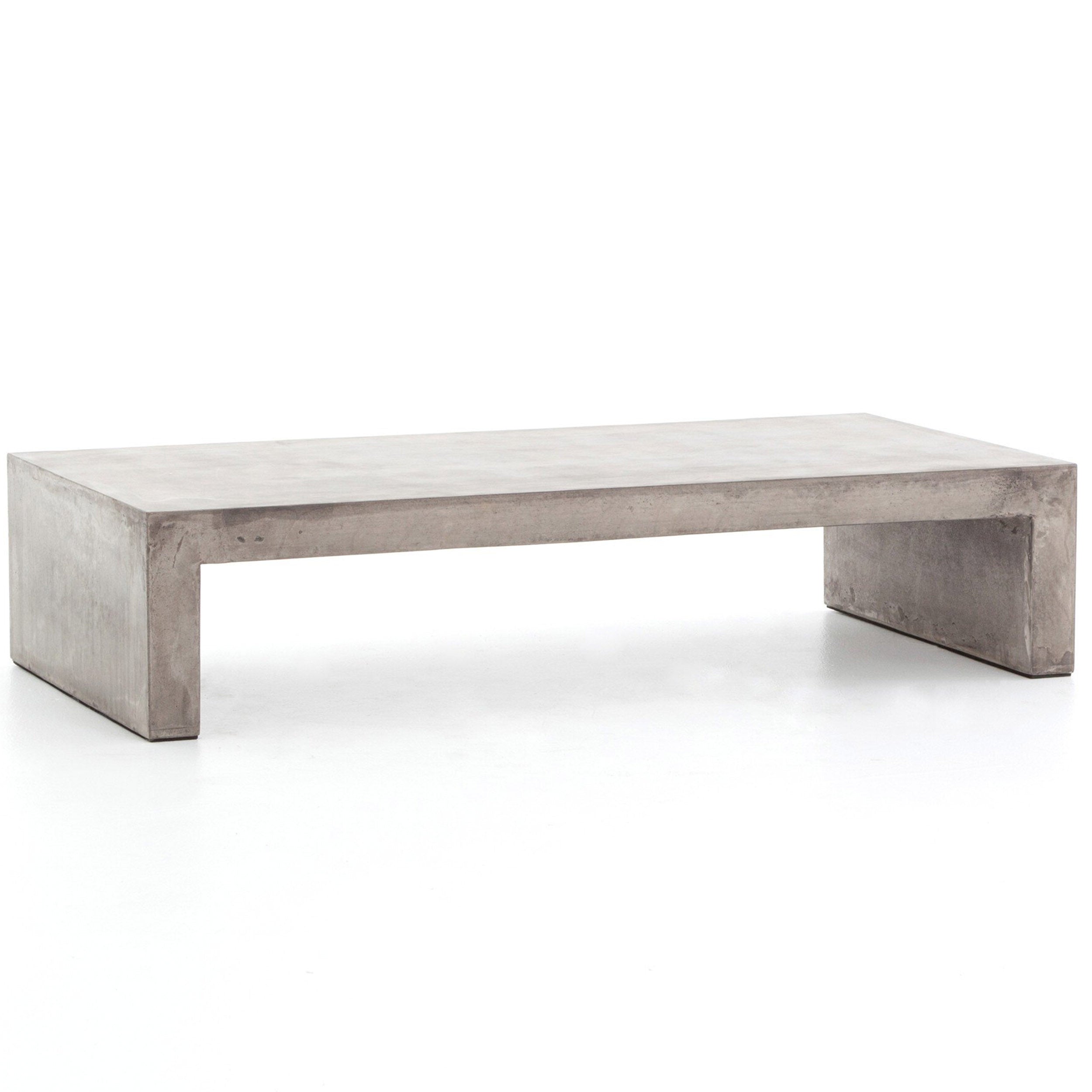 Parish Coffee Table, Grey Concrete