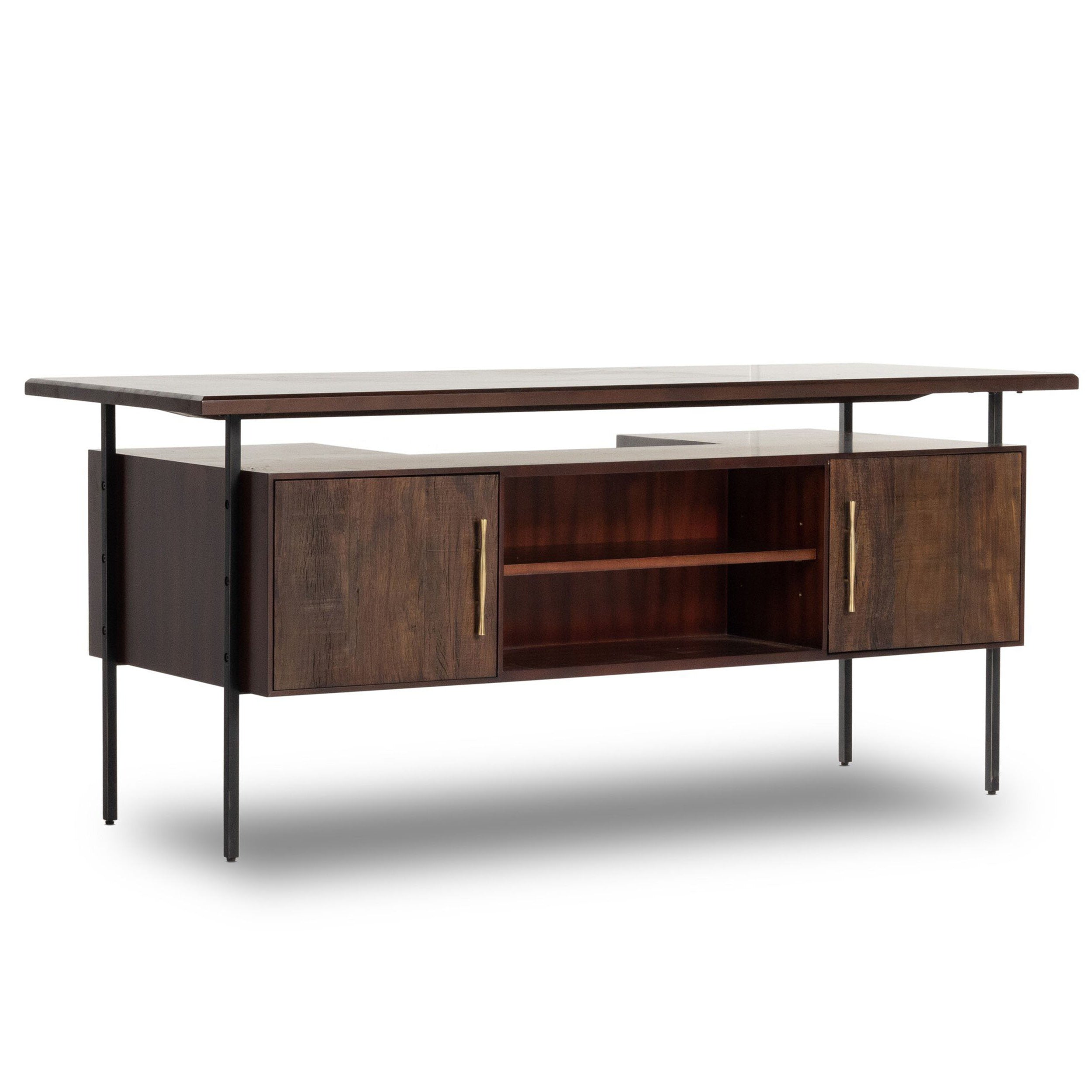 Lauren Desk, Natural Peroba