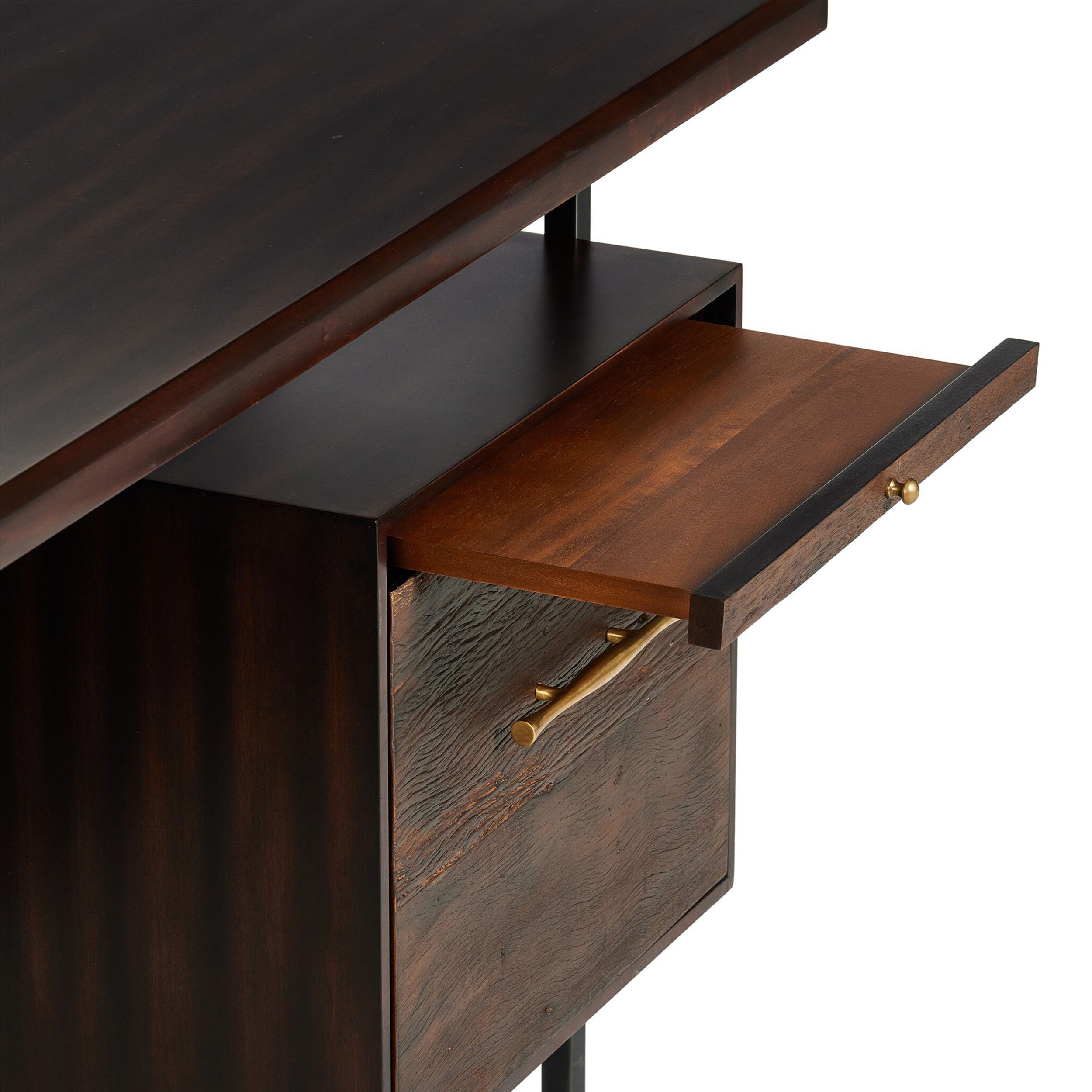 Lauren Desk, Natural Peroba