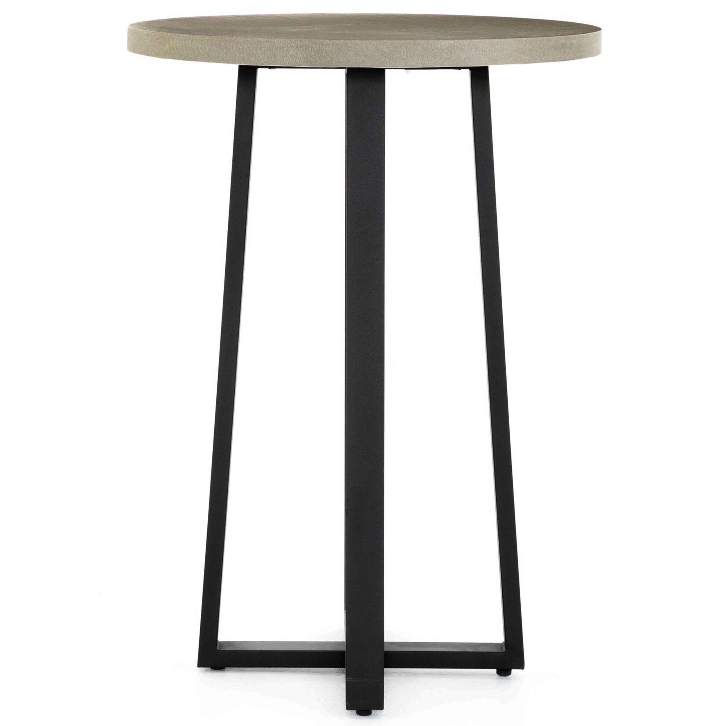 Cyrus Outdoor Bar + Counter Table, Light Grey