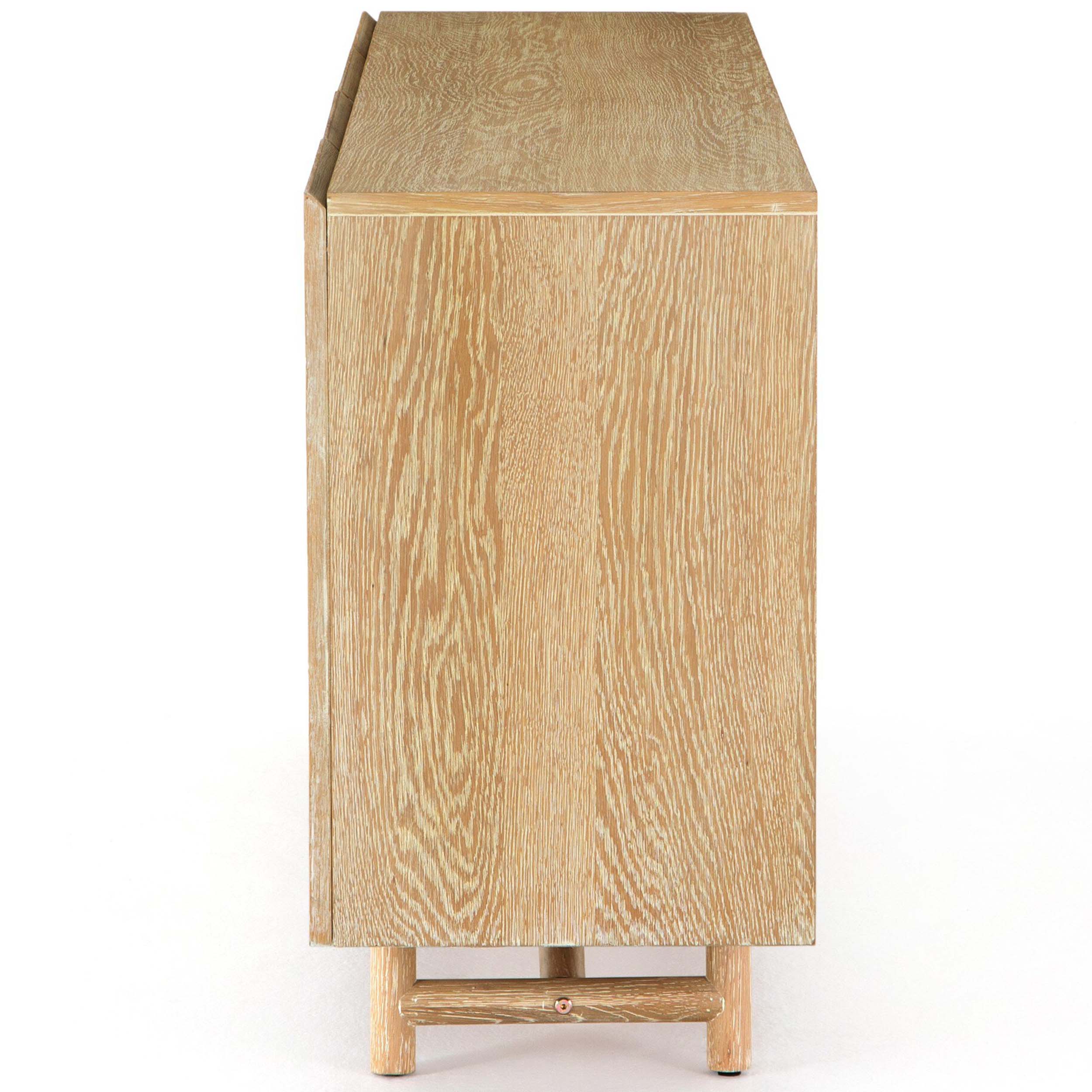 Mika Dining Sideboard, Whitewash Oak
