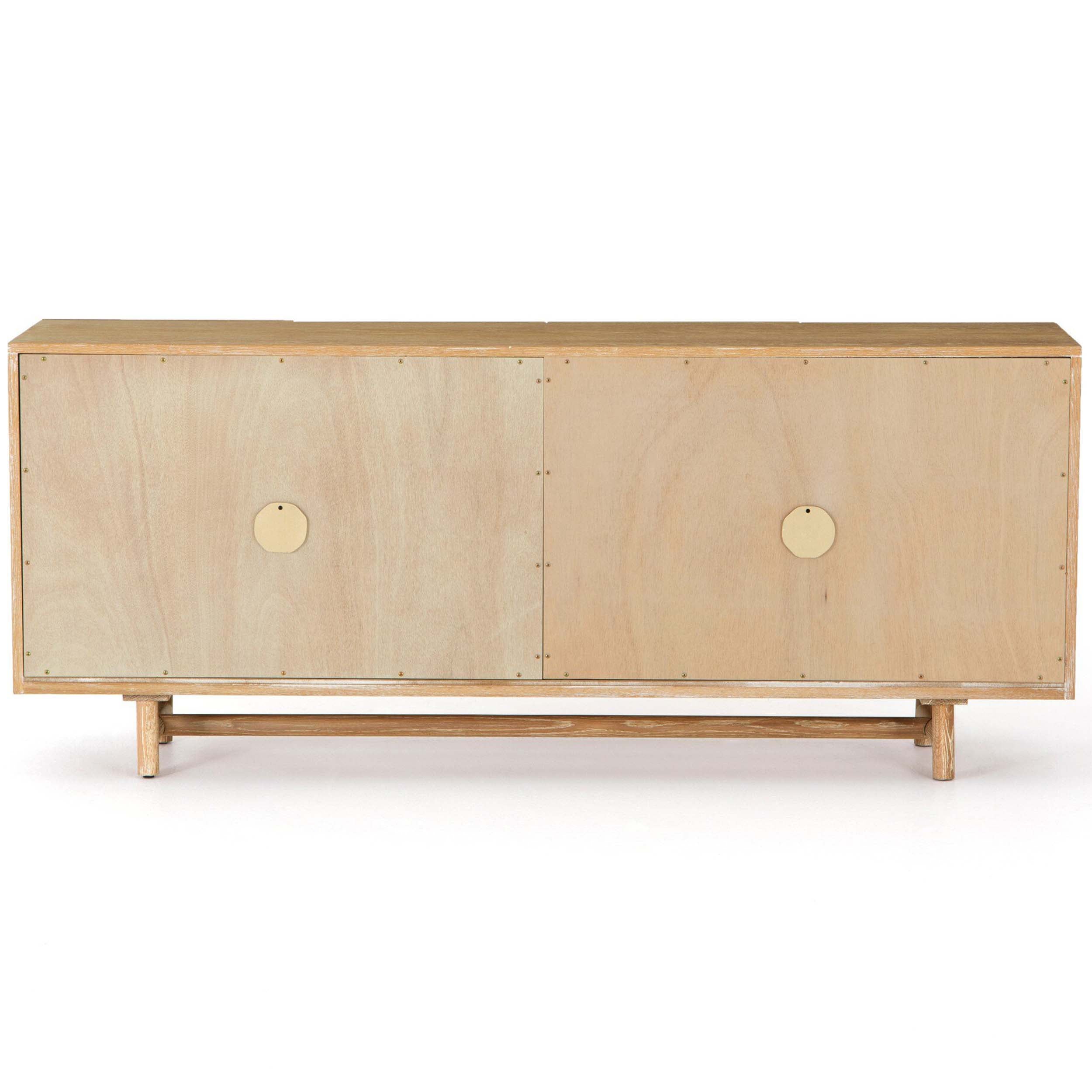 Mika Dining Sideboard, Whitewash Oak