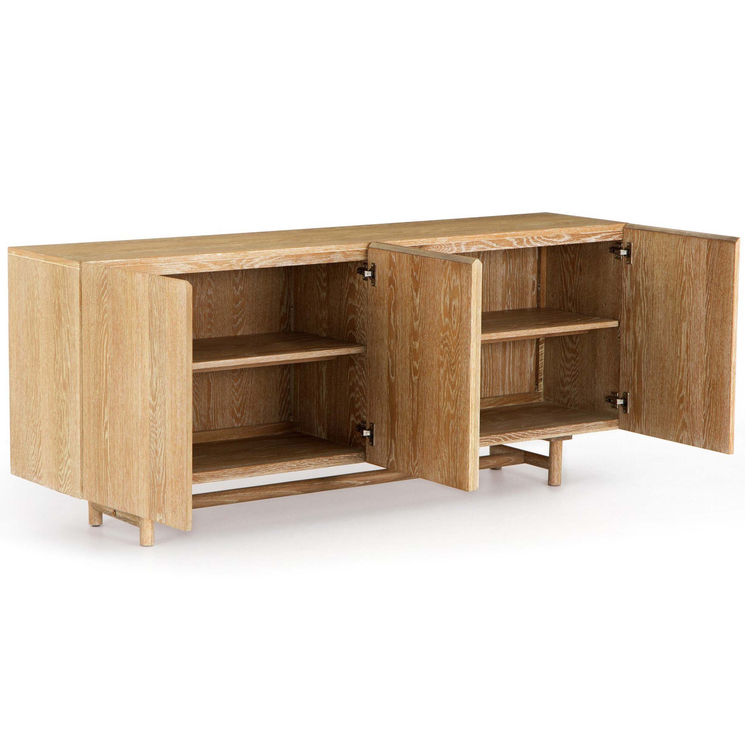 Mika Dining Sideboard, Whitewash Oak