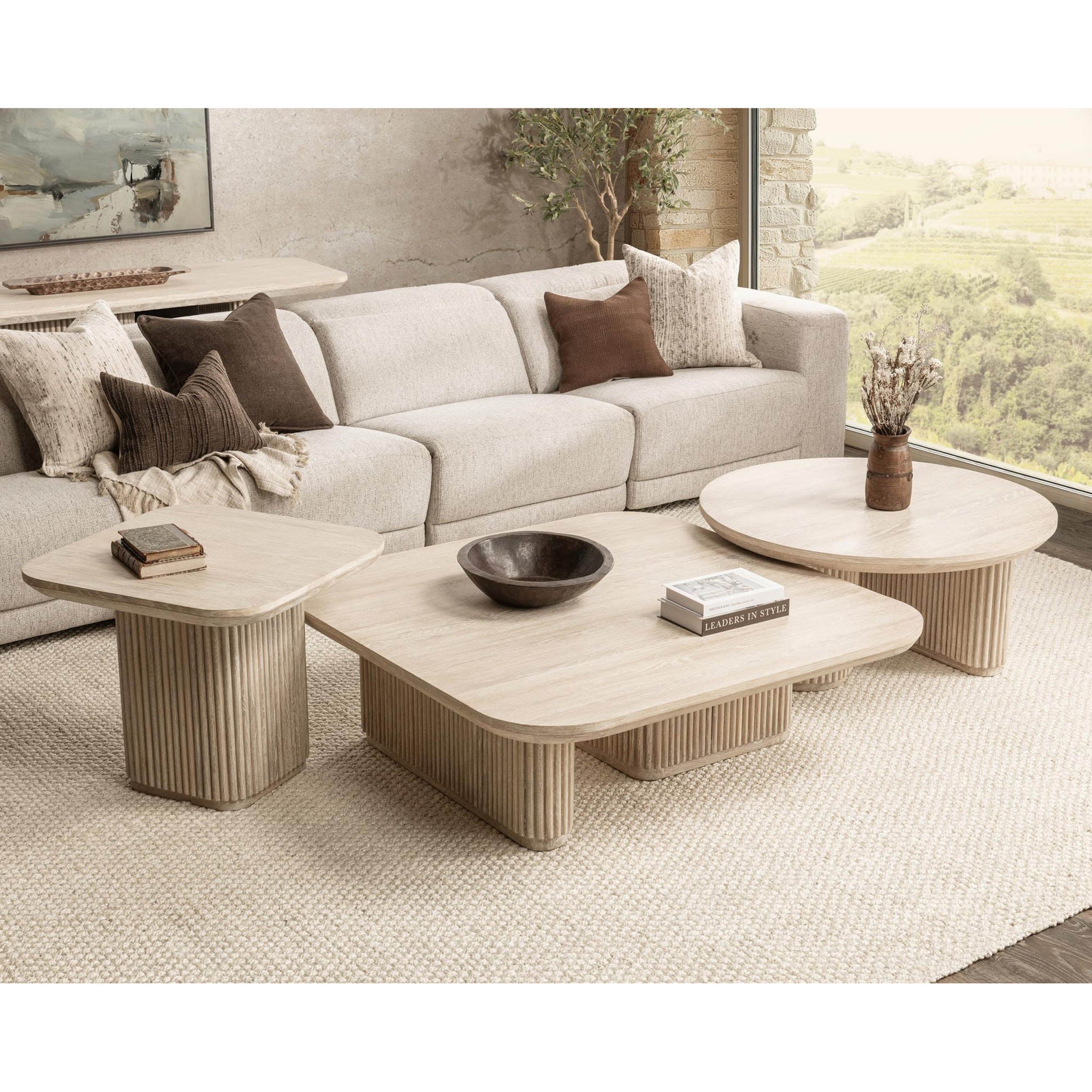 Vander Coffee Table, Cream