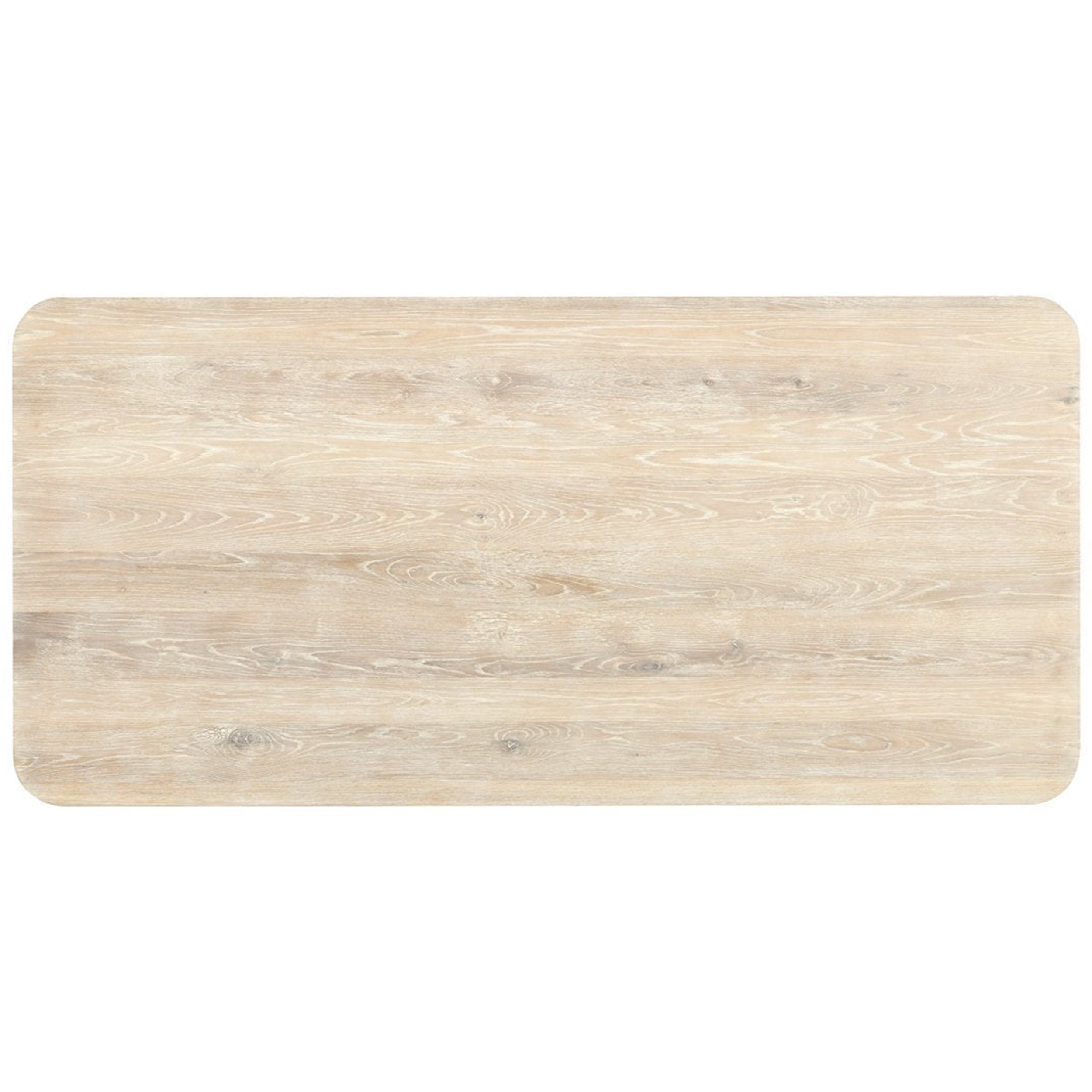 Vander Rectangular Dining Table, Cream Washed