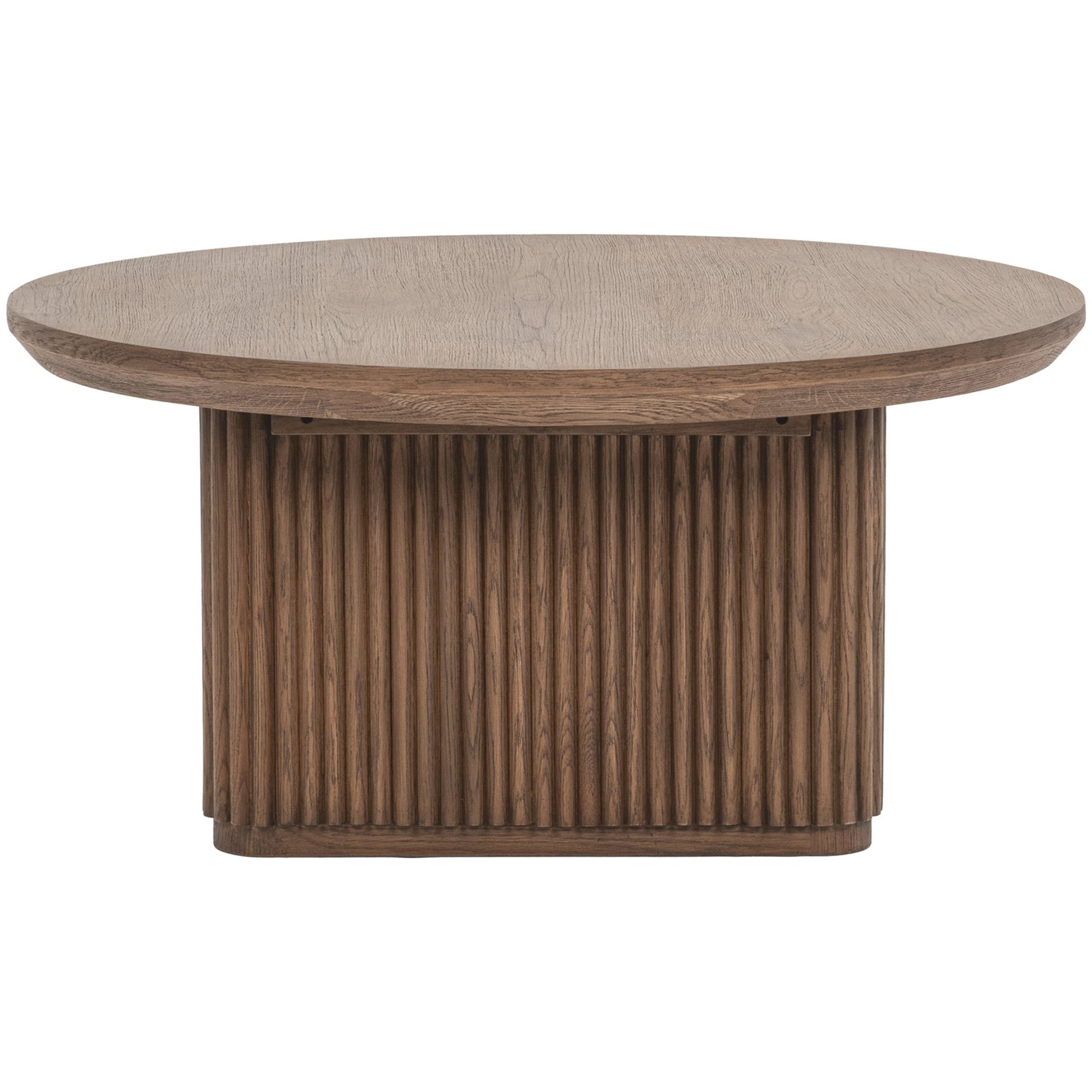 Vander Round Coffee Table, Tawny Brown