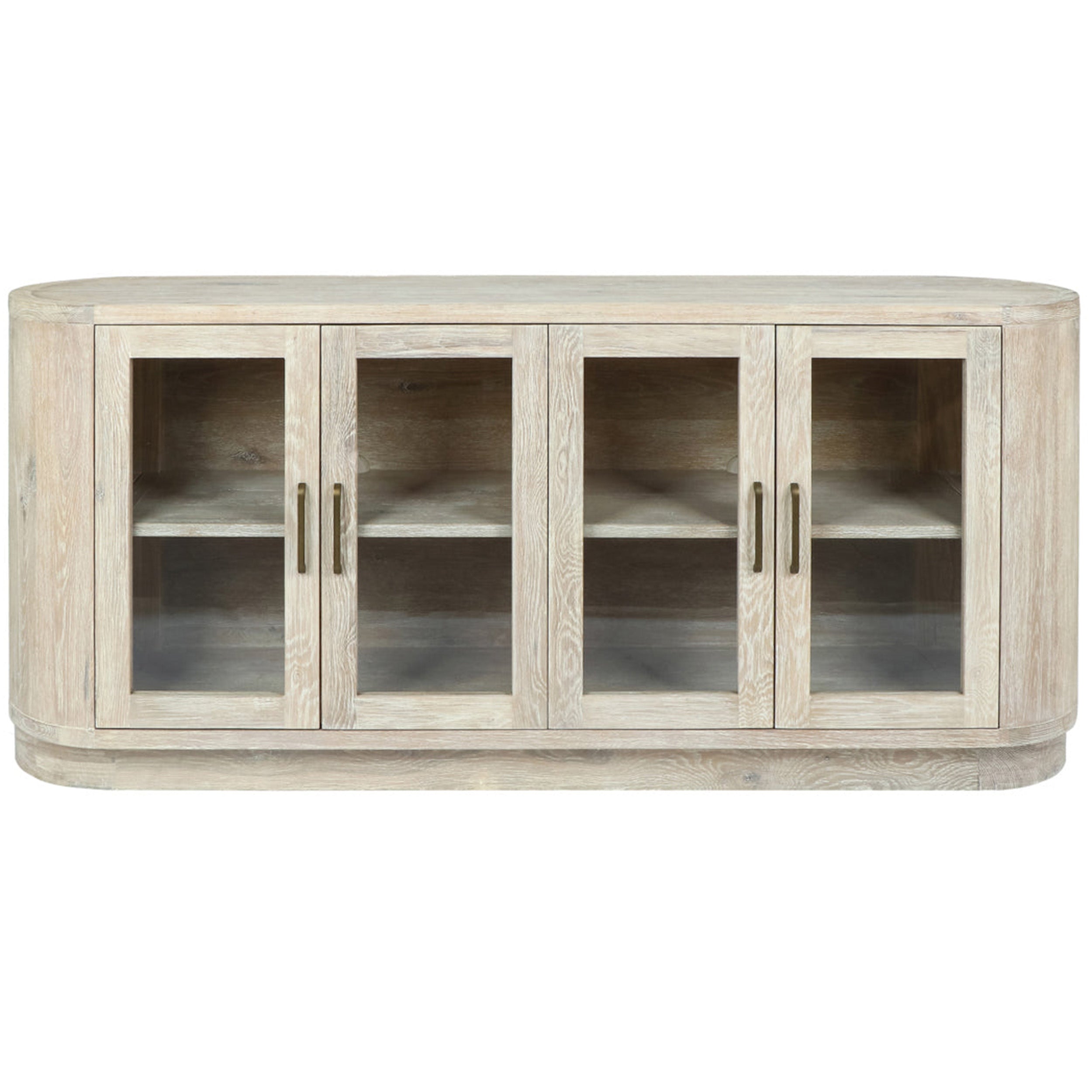 Vander Solid Wood 4Dr Buffet, Cream Washed