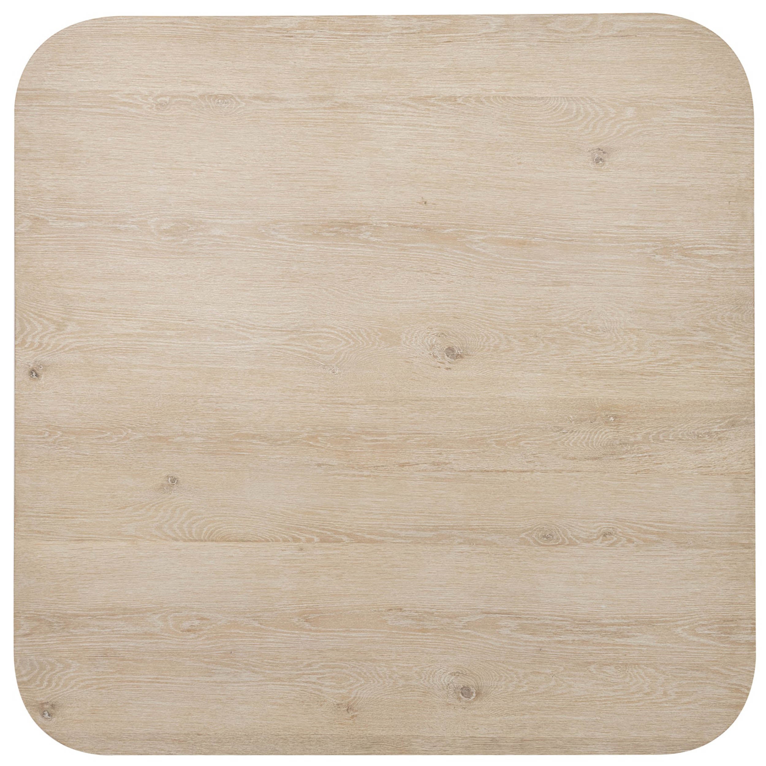 Vander Solid Wood Dining Table, Cream Washed