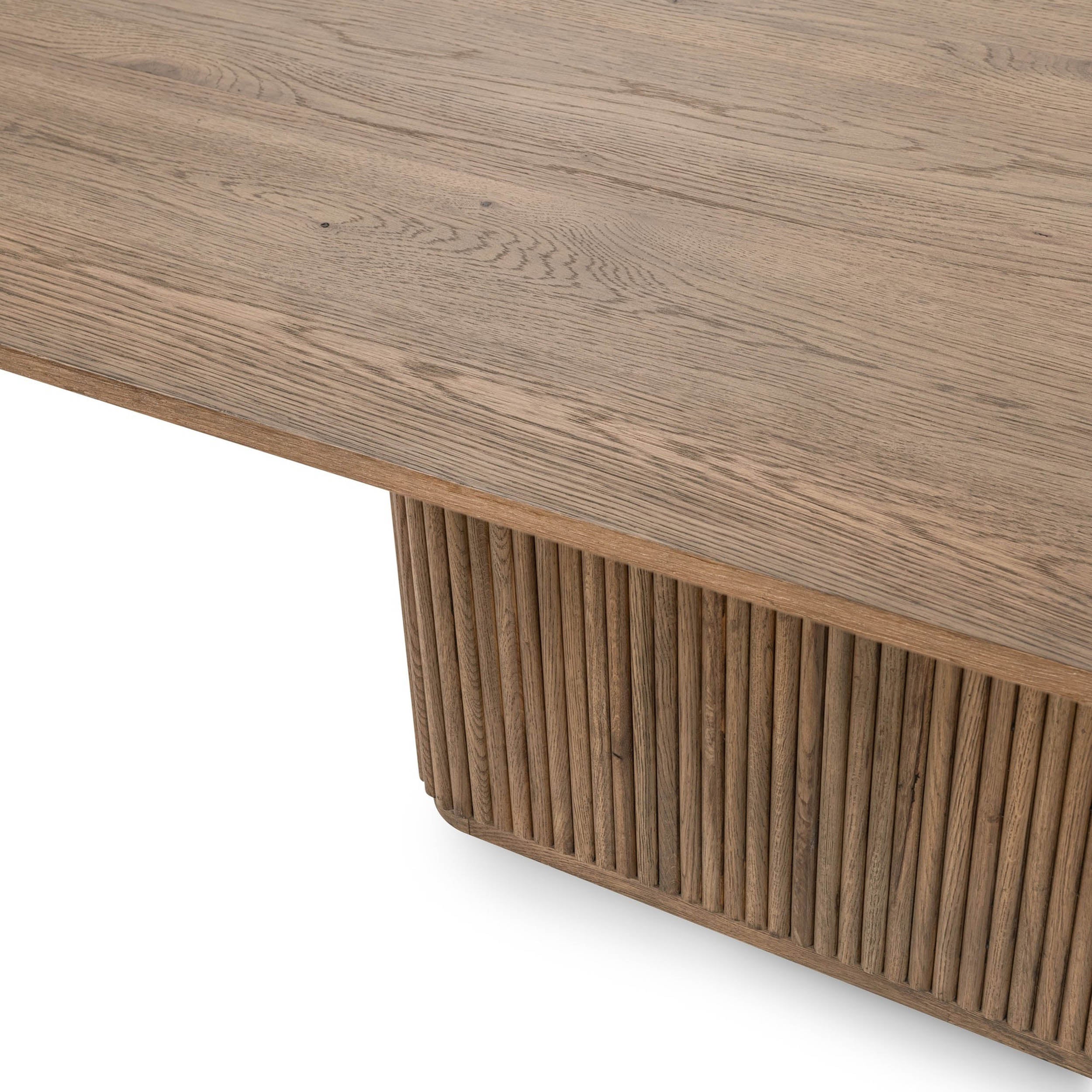 Vander Solid Wood Dining Table, Tawny Brown