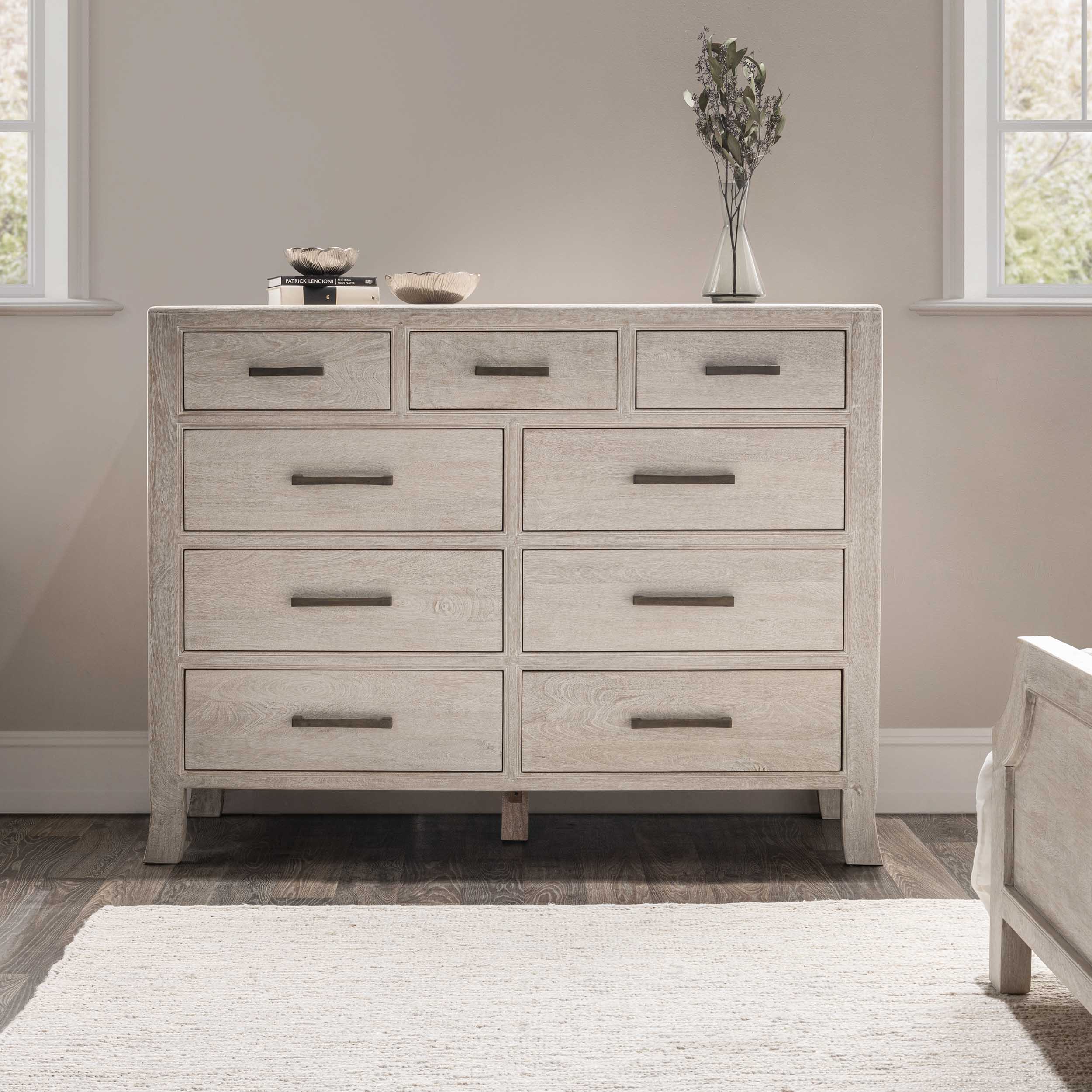 Westmont 9Dwr Dresser, Creamwood