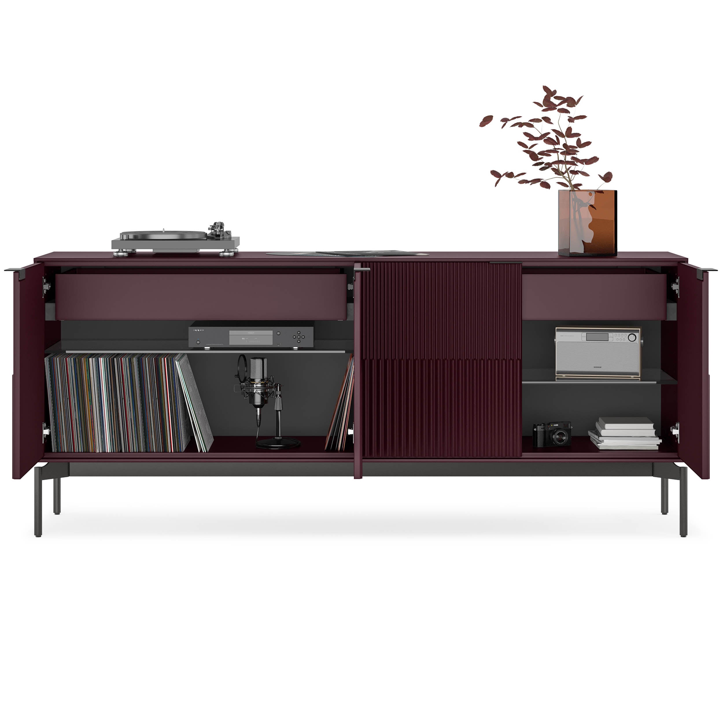 Zig 7649, Merlot/Brushed Carbon