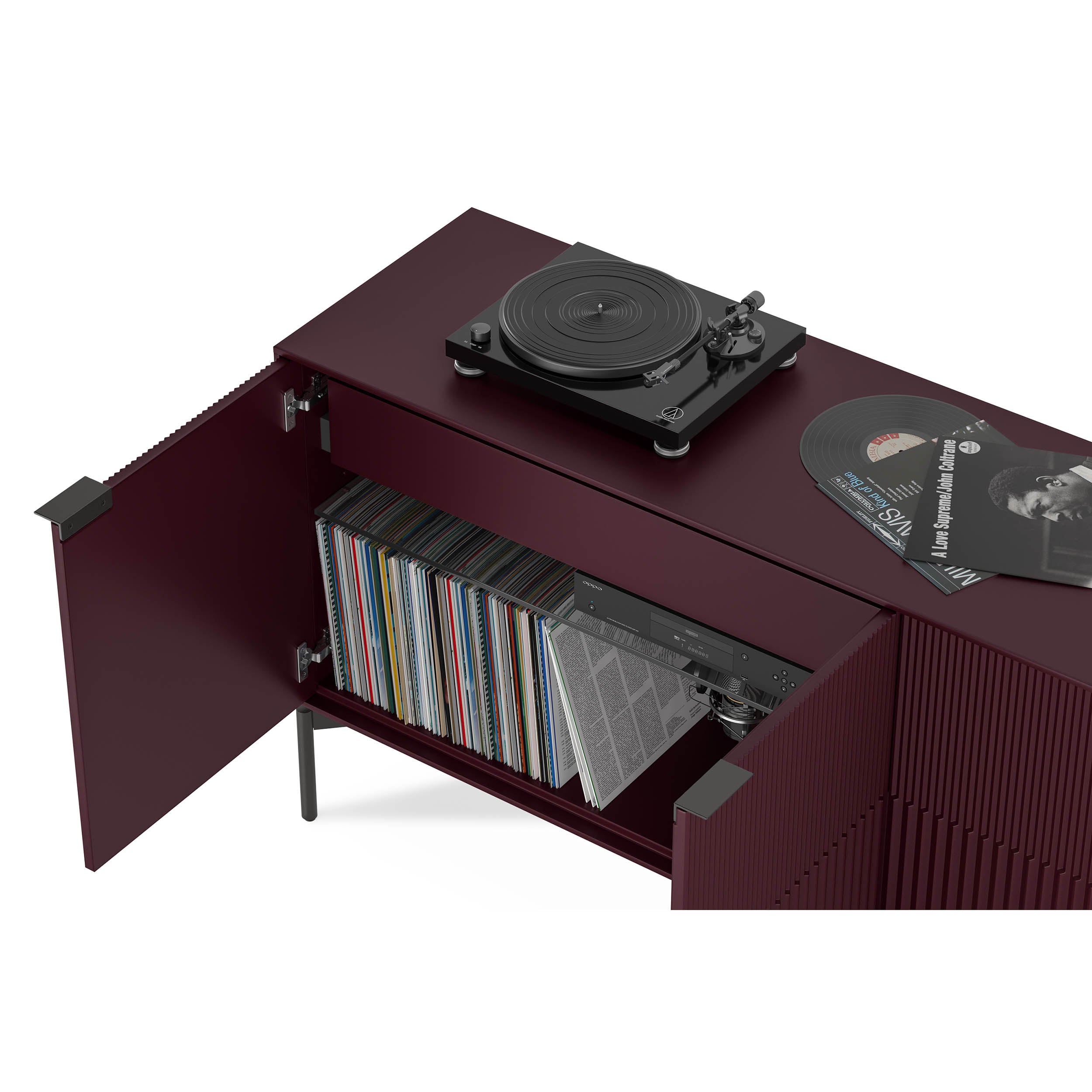 Zig 7649, Merlot/Brushed Carbon