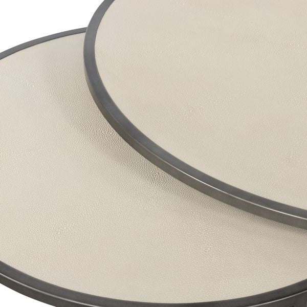 Shagreen Nesting Table